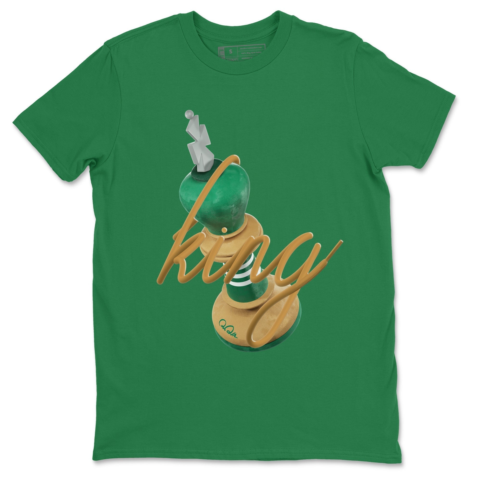 3D King snkmatch Tee - Samba Collegiate Green Gum
