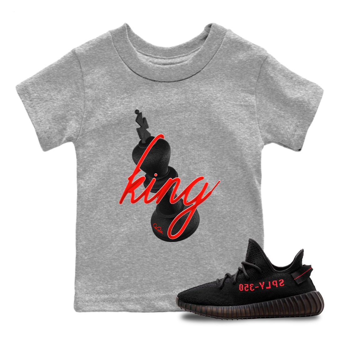3D King snkmatch Tee Kids - Yeezy 350 Bred