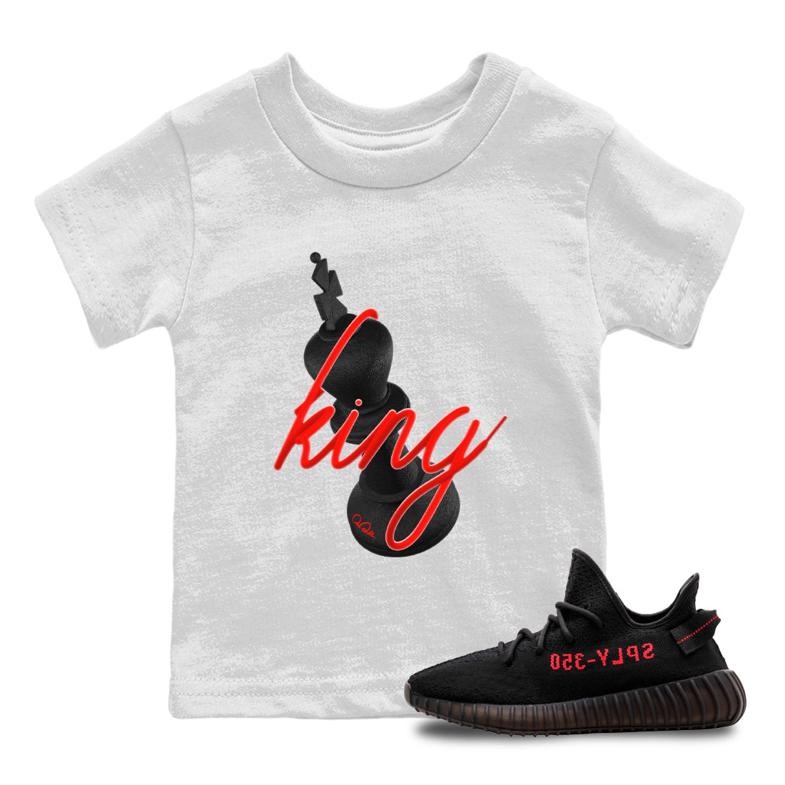 3D King snkmatch Tee Kids - Yeezy 350 Bred