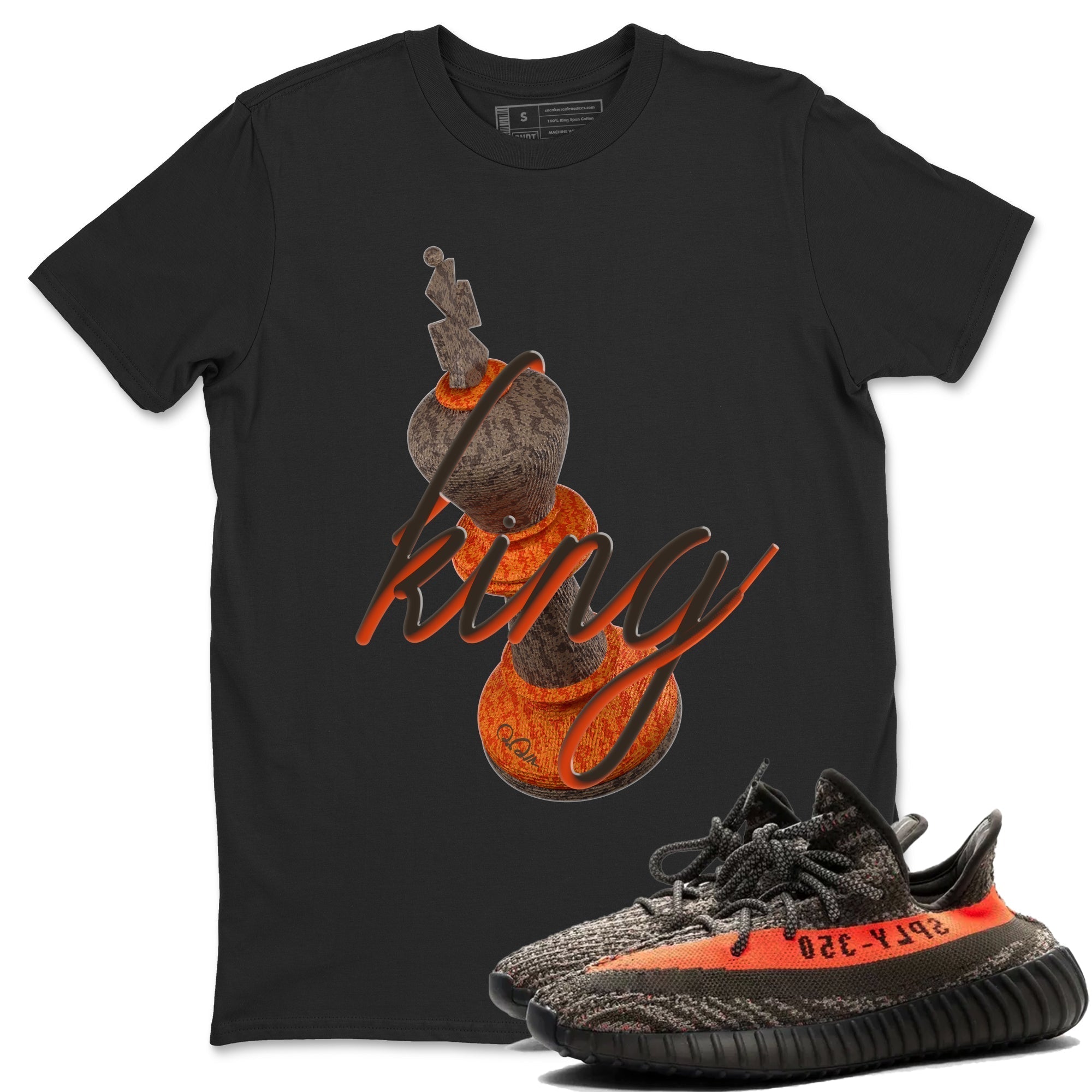3D King snkmatch Tee - Yeezy 350 Carbon Beluga