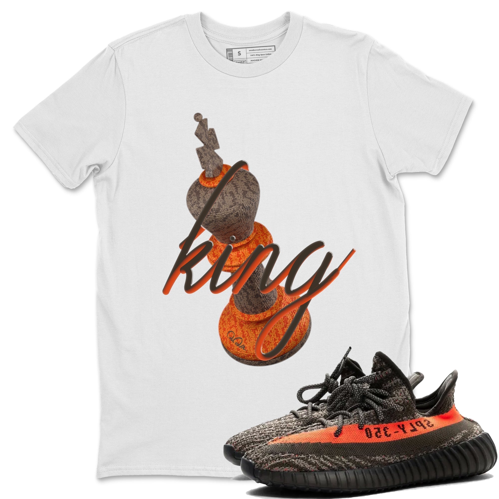 3D King snkmatch Tee - Yeezy 350 Carbon Beluga