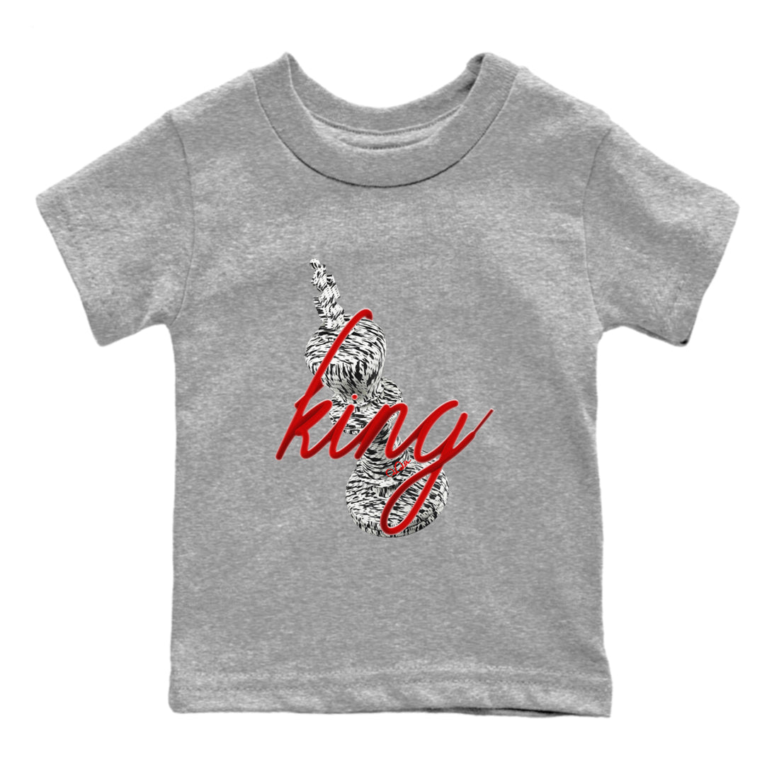 3D King Kids Tops - Yeezy 350 Zebra