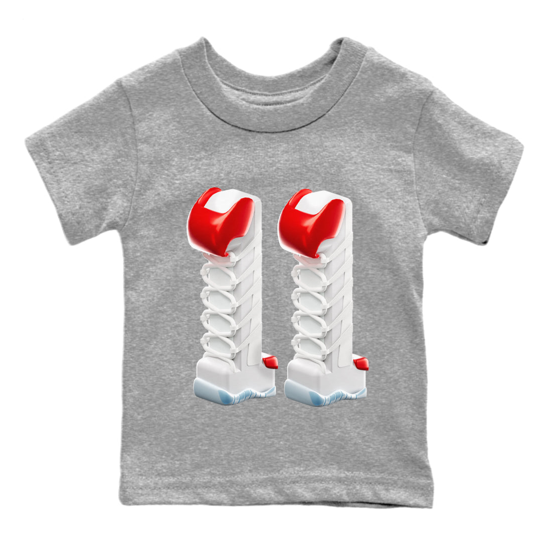 3D Number 11 Kids Tops - Air Jordan 11 Cherry