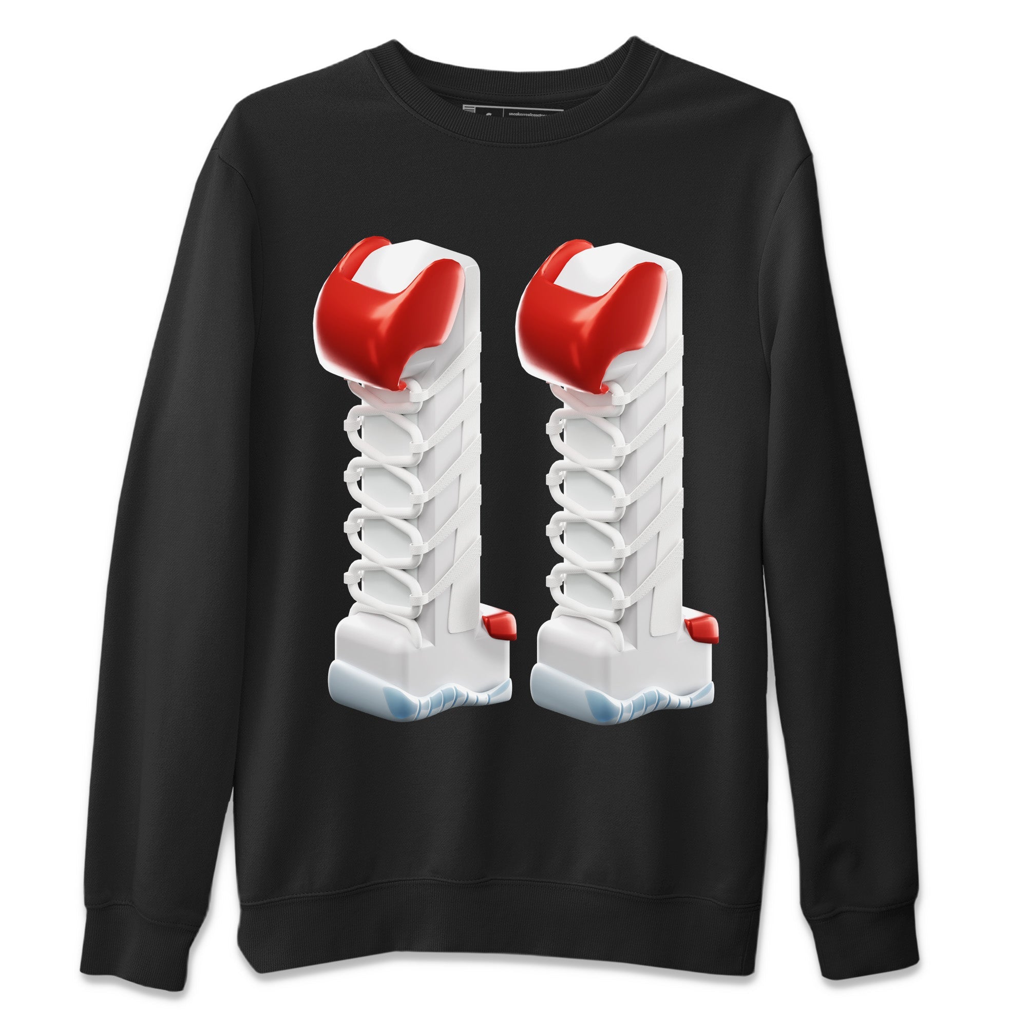 3D Number 11 Unisex Tops - Air Jordan 11 Cherry
