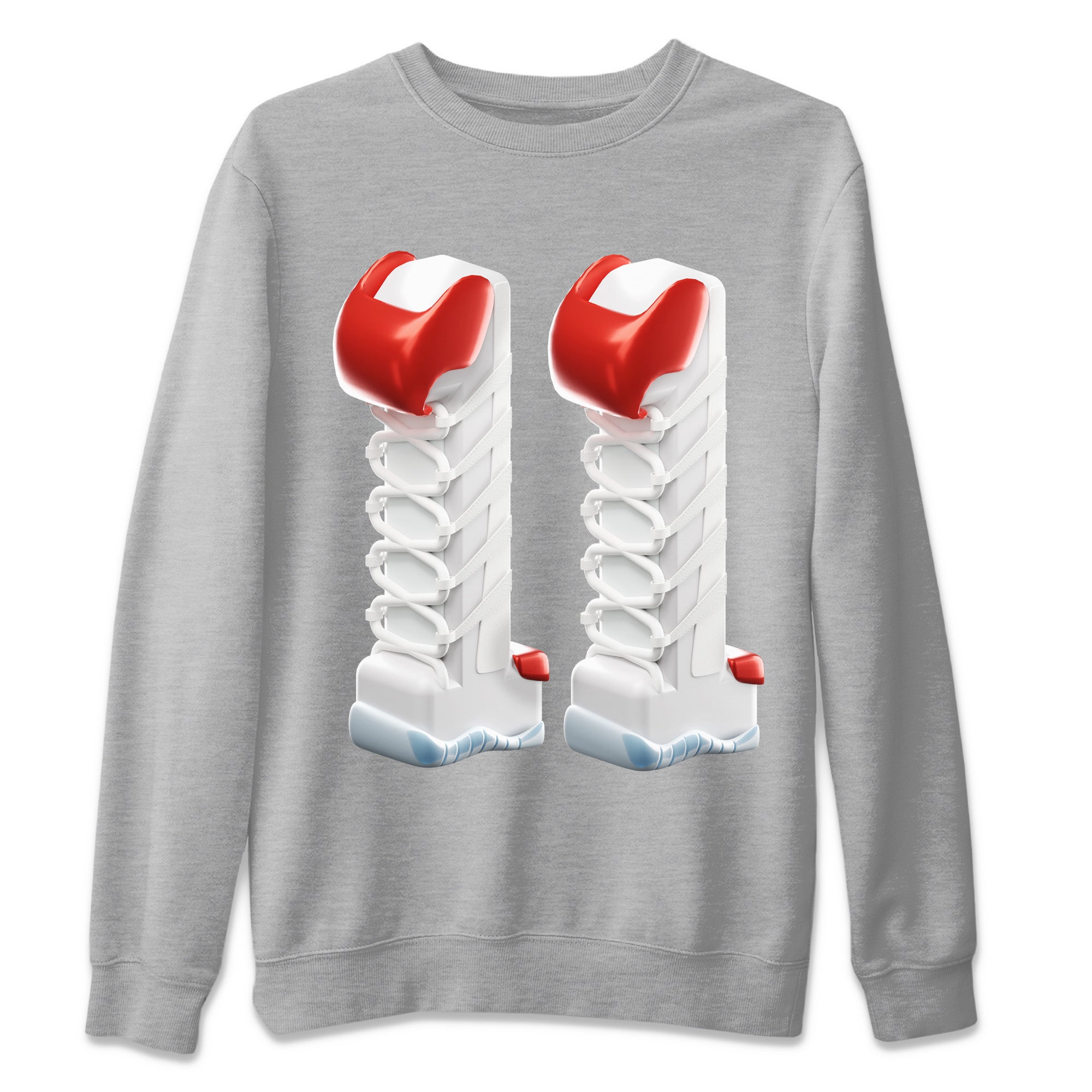3D Number 11 Unisex Tops - Air Jordan 11 Cherry