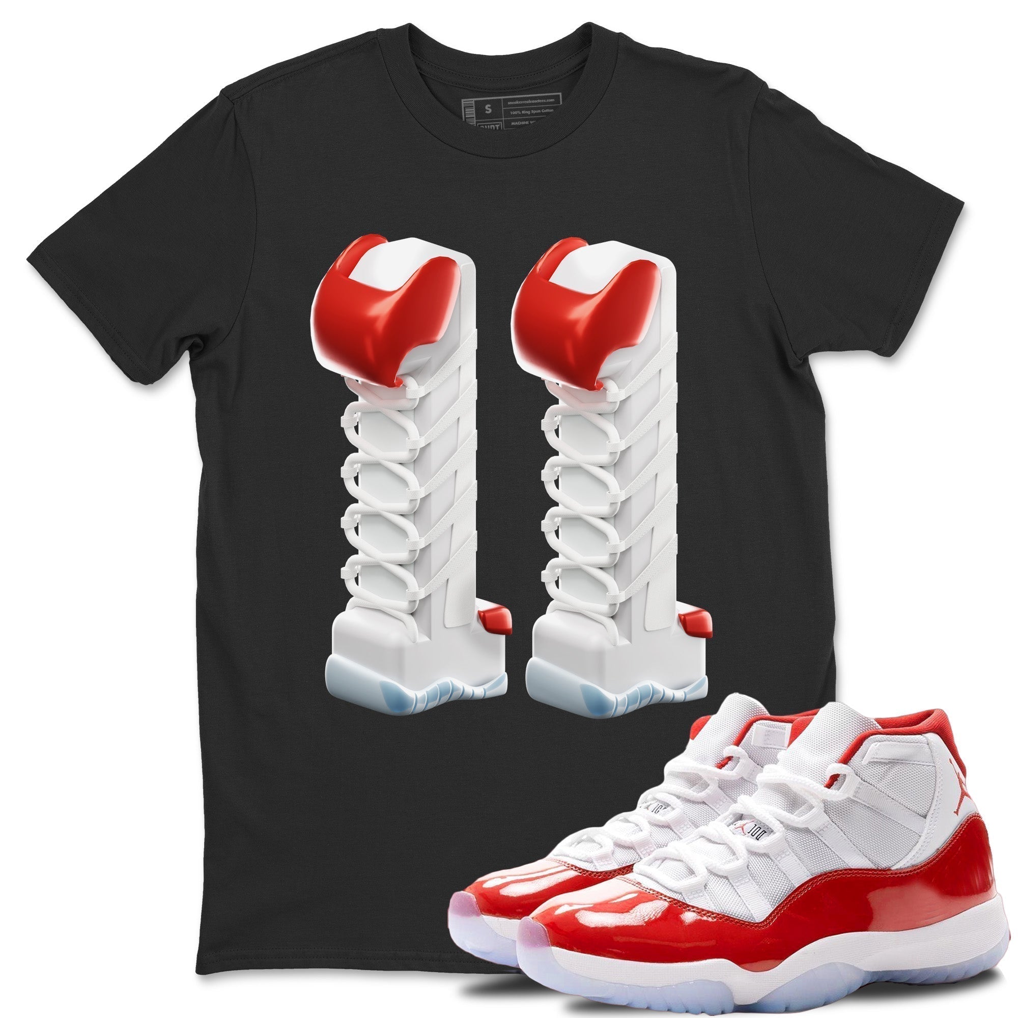 3D Number 11 Unisex Tops - Air Jordan 11 Cherry