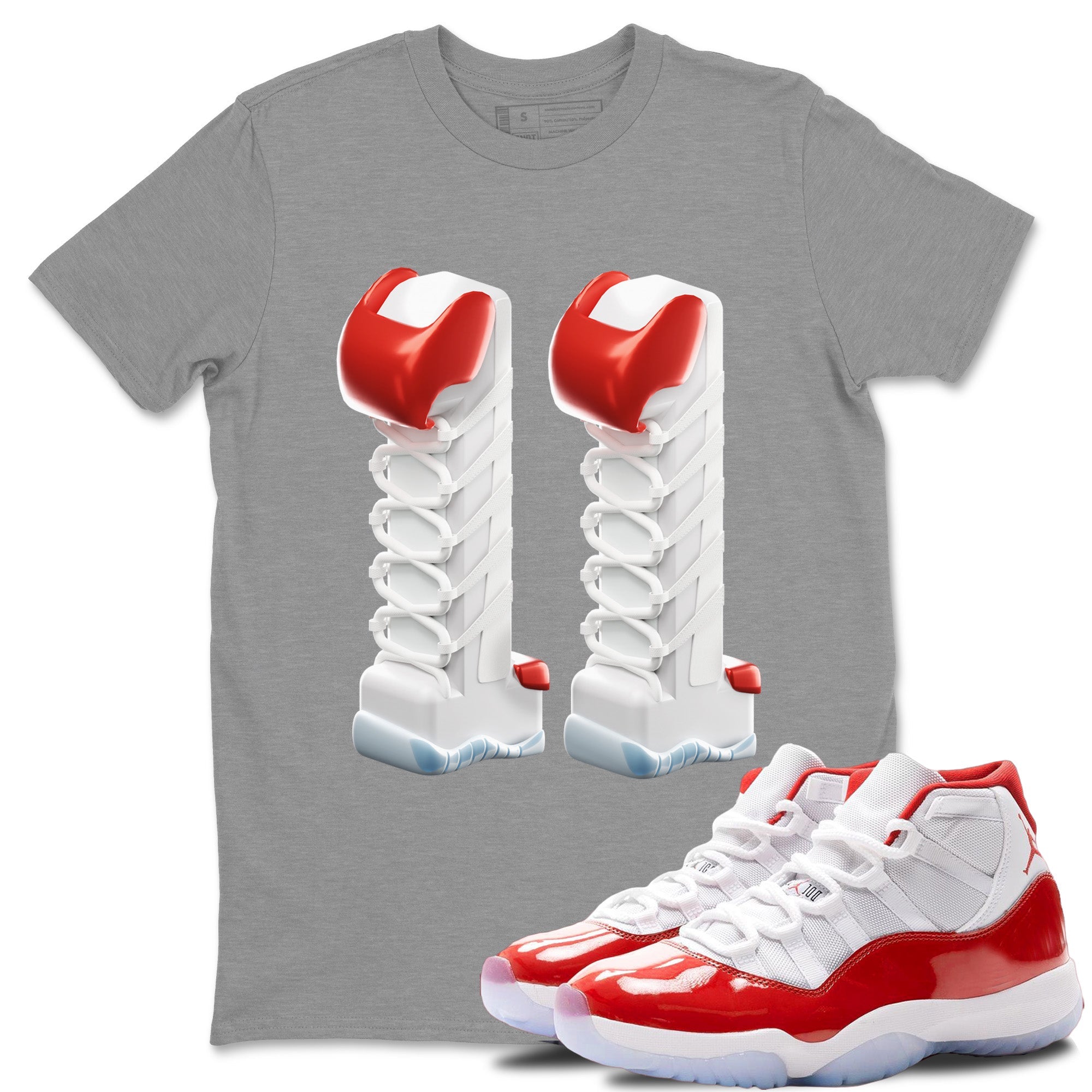 3D Number 11 Unisex Tops - Air Jordan 11 Cherry