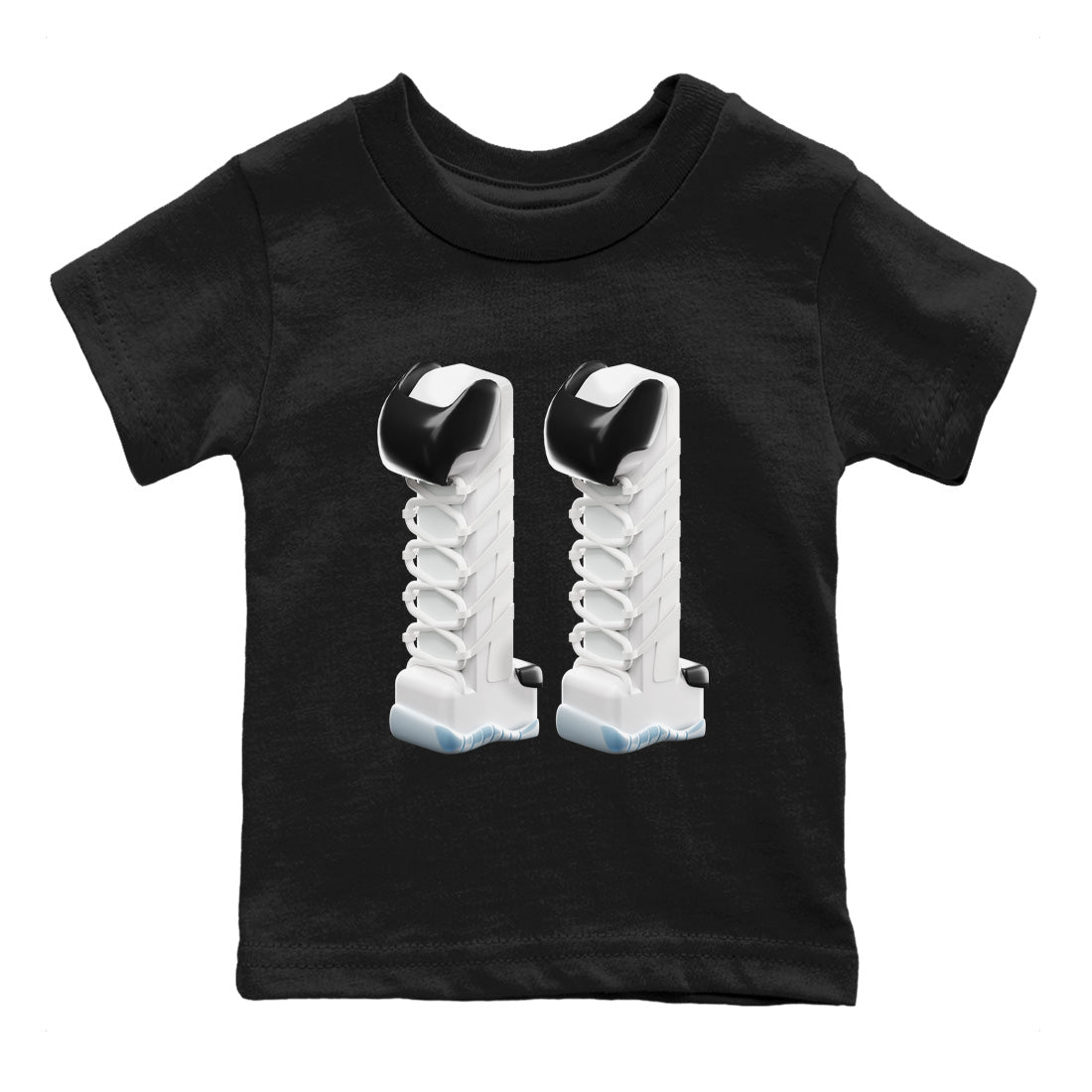 3D Number 11 Kids Tops - Air Jordan 11 Concord