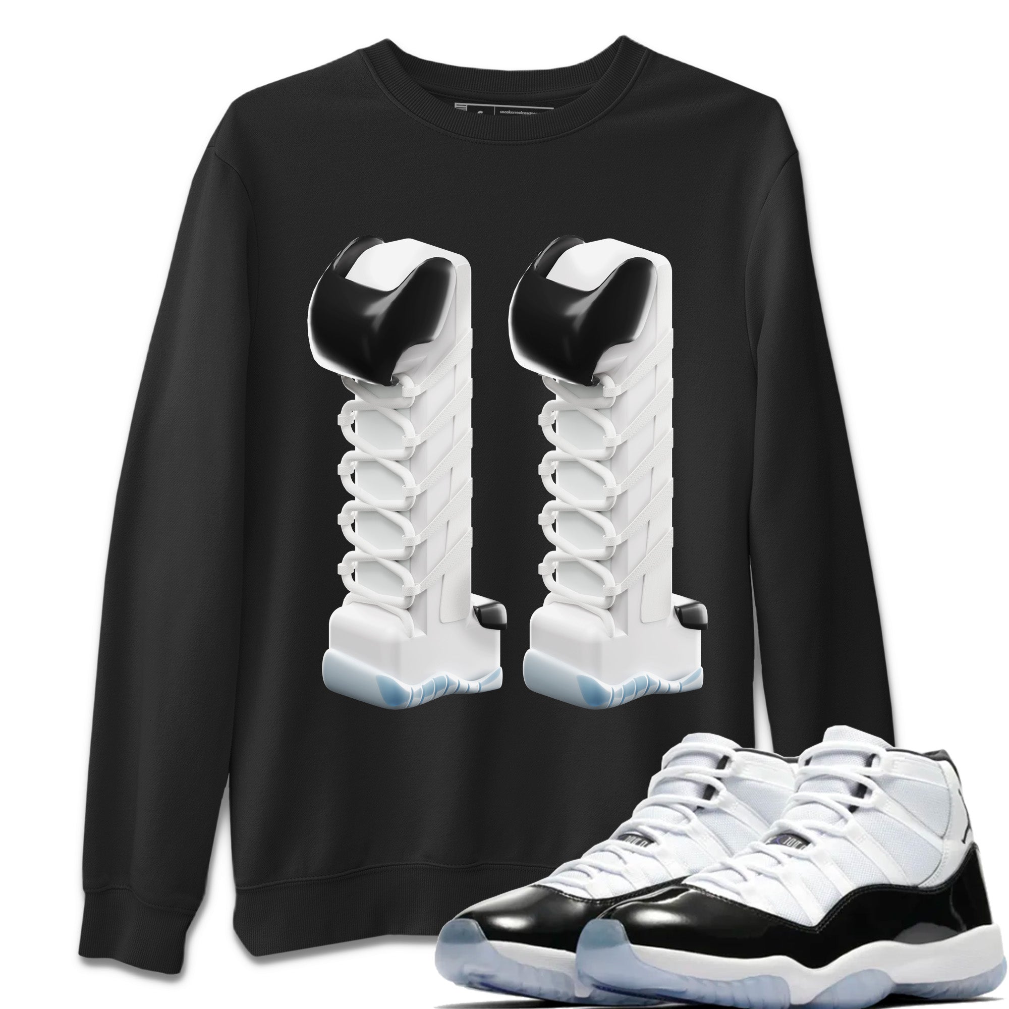3D Number 11 Unisex Tops - Air Jordan 11 Concord