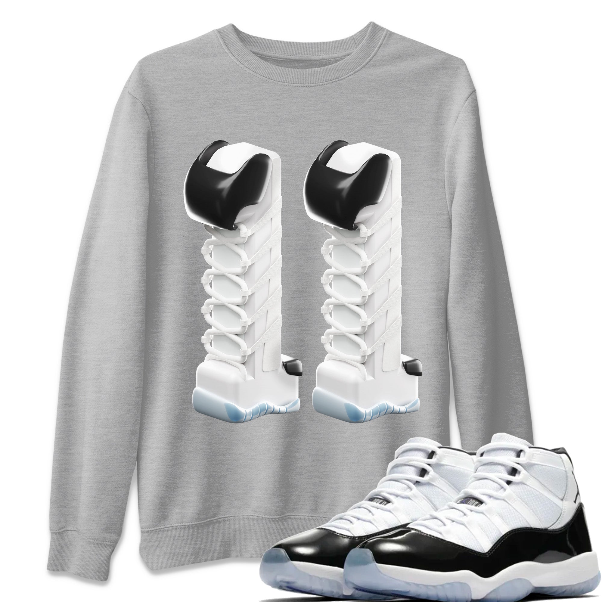 3D Number 11 Unisex Tops - Air Jordan 11 Concord