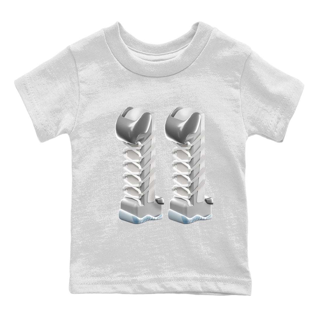 3D Number 11 Kids Tops - Air Jordan 11 Cool Grey