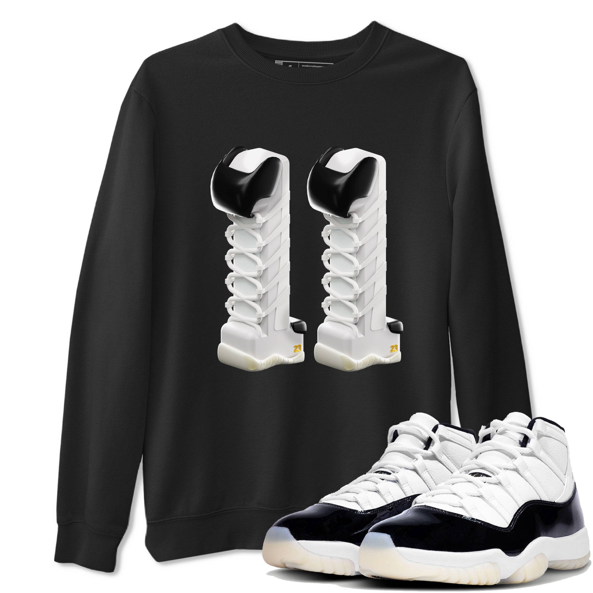 3D Number 11 snkmatch Tee - Air Jordan 11 Gratitude