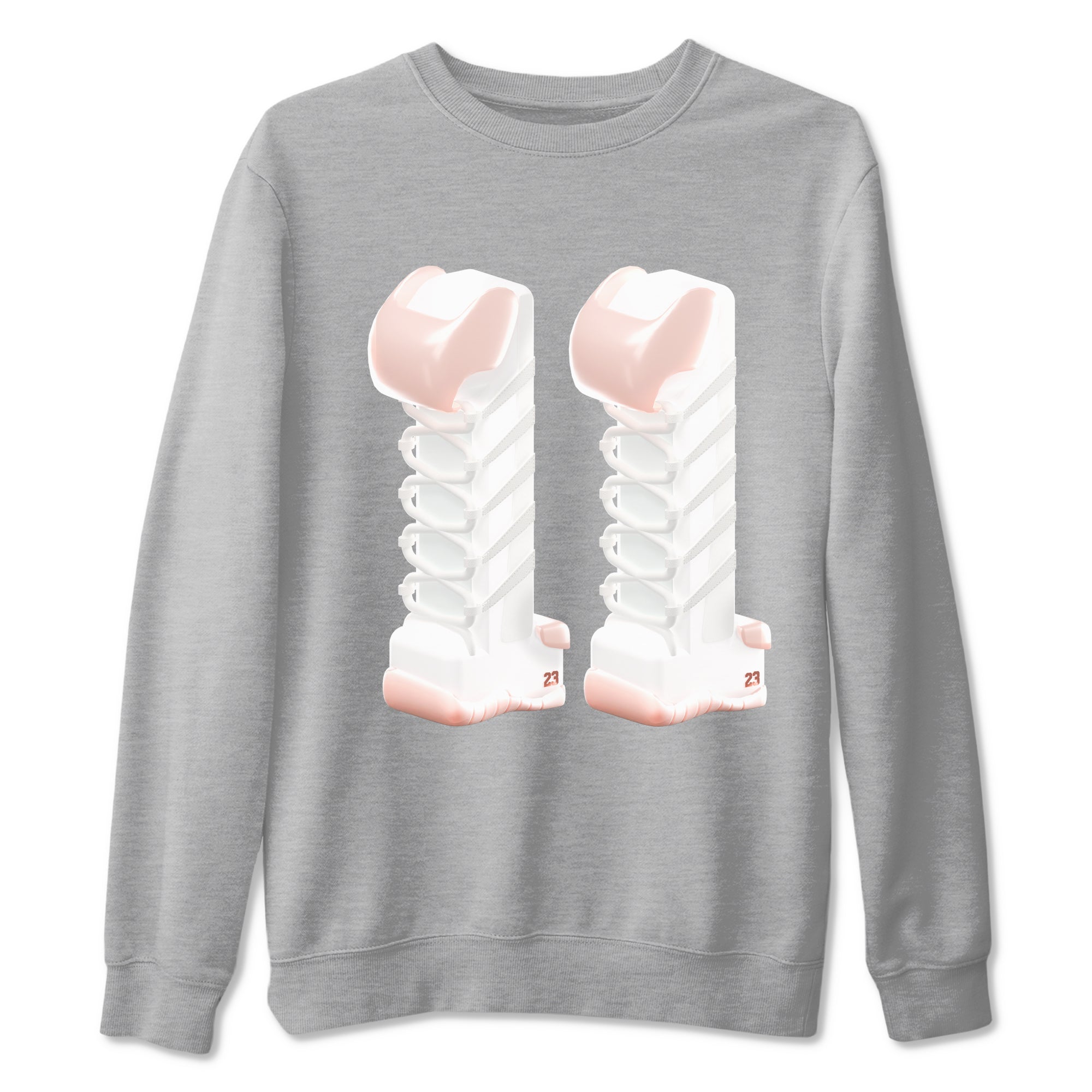 3D Number 11 snkmatch Tees - Air Jordan 11 Legend Pink