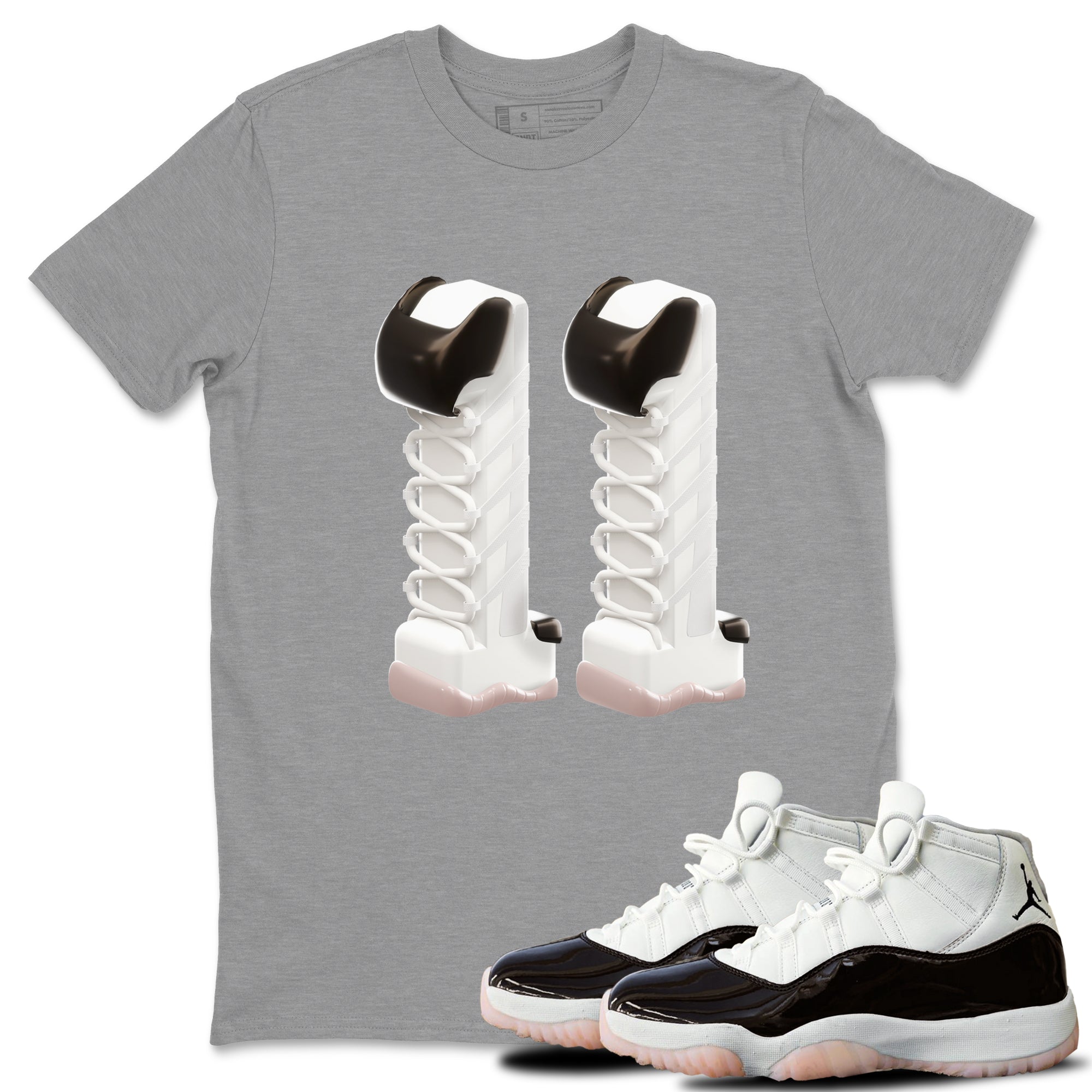 3D Number 11 snkmatch Tee - Air Jordan 11 Neapolitan
