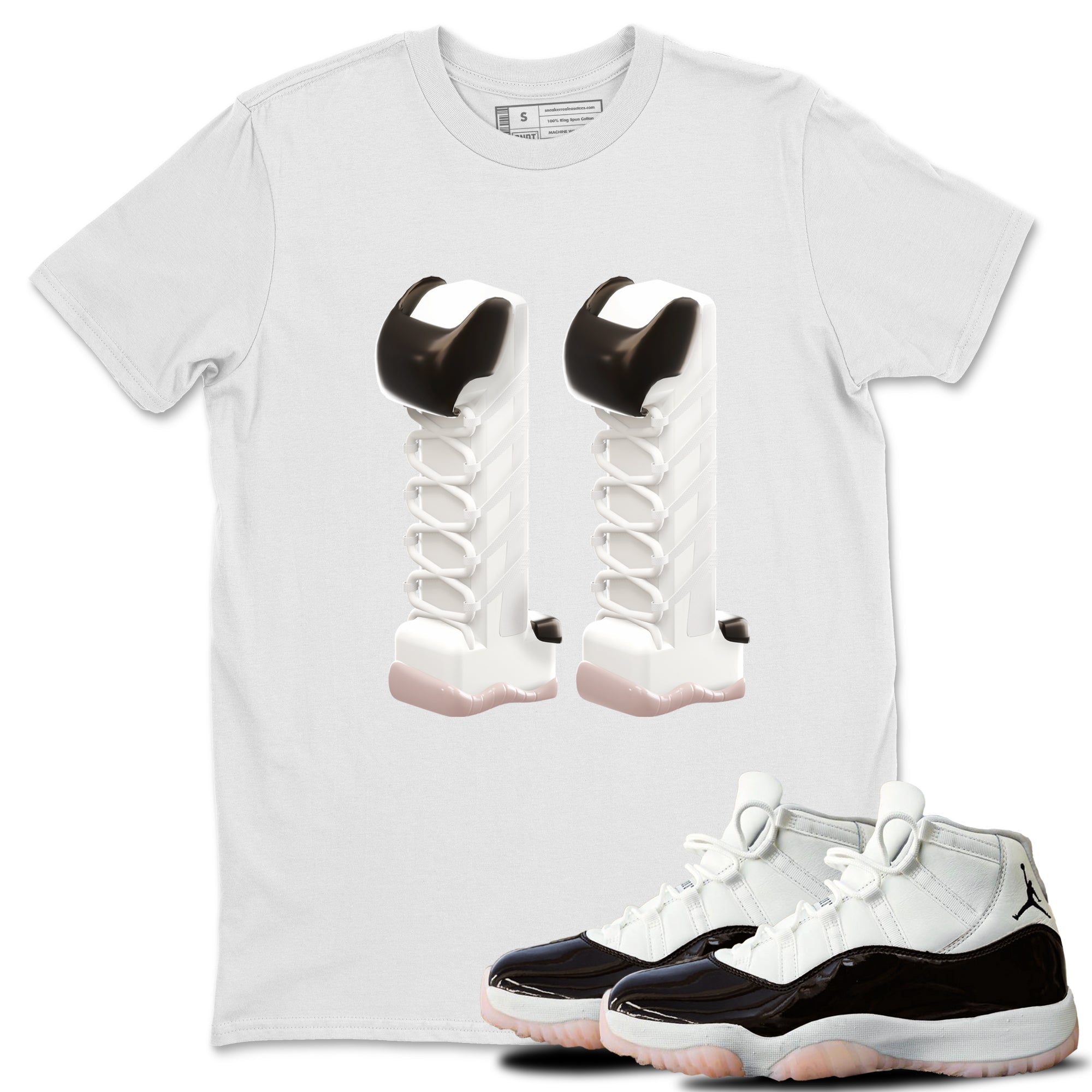 3D Number 11 snkmatch Tee - Air Jordan 11 Neapolitan