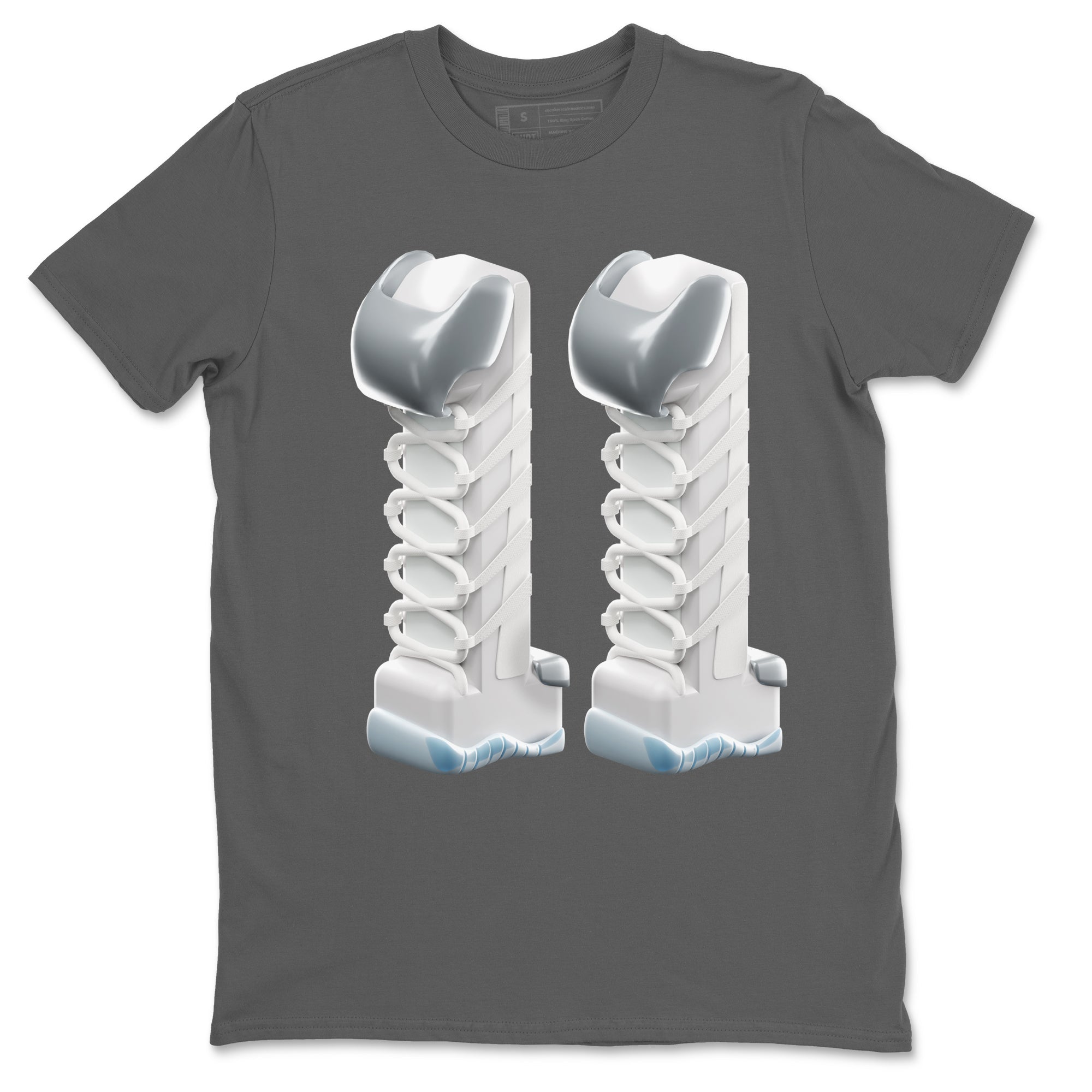 3D Number 11 Unisex Tops - Air Jordan 11 White Cement