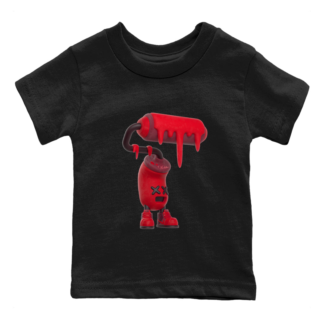 3D Paint Roller snkmatch Tees Kids - Air Force 1 Layers Of Love