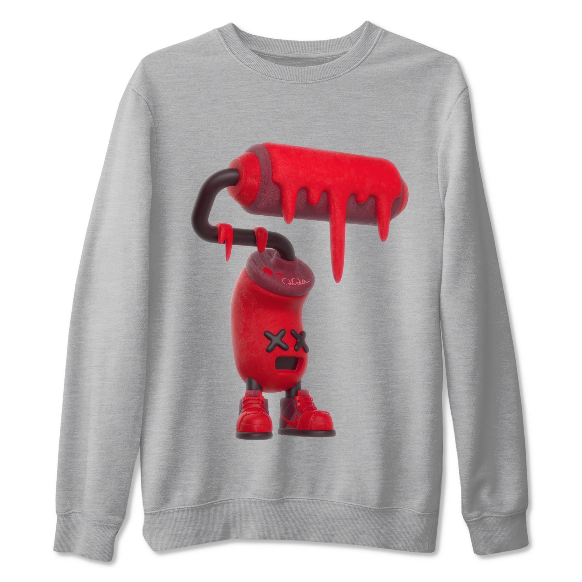3D Paint Roller snkmatch Tees - Air Force 1 Layers Of Love