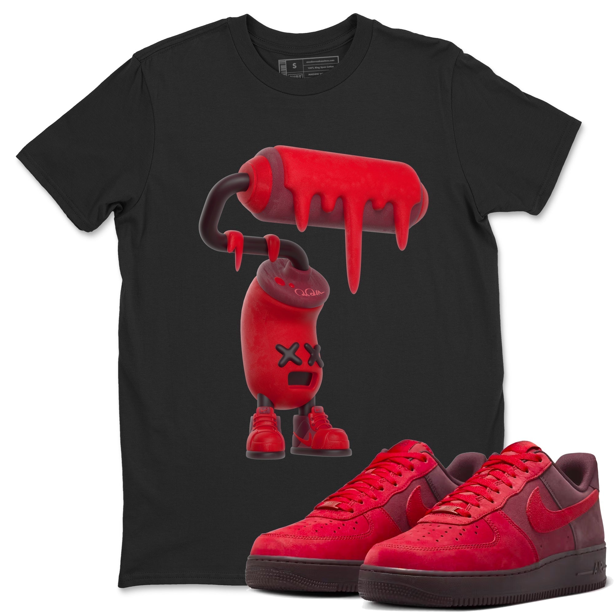 3D Paint Roller snkmatch Tees - Air Force 1 Layers Of Love