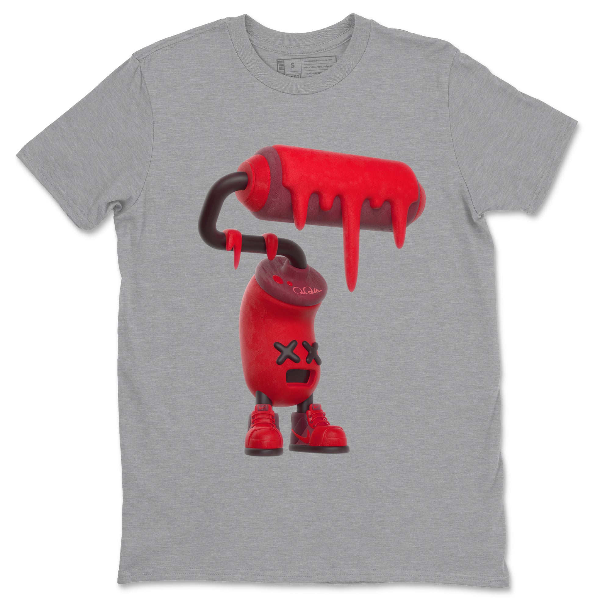3D Paint Roller snkmatch Tees - Air Force 1 Layers Of Love