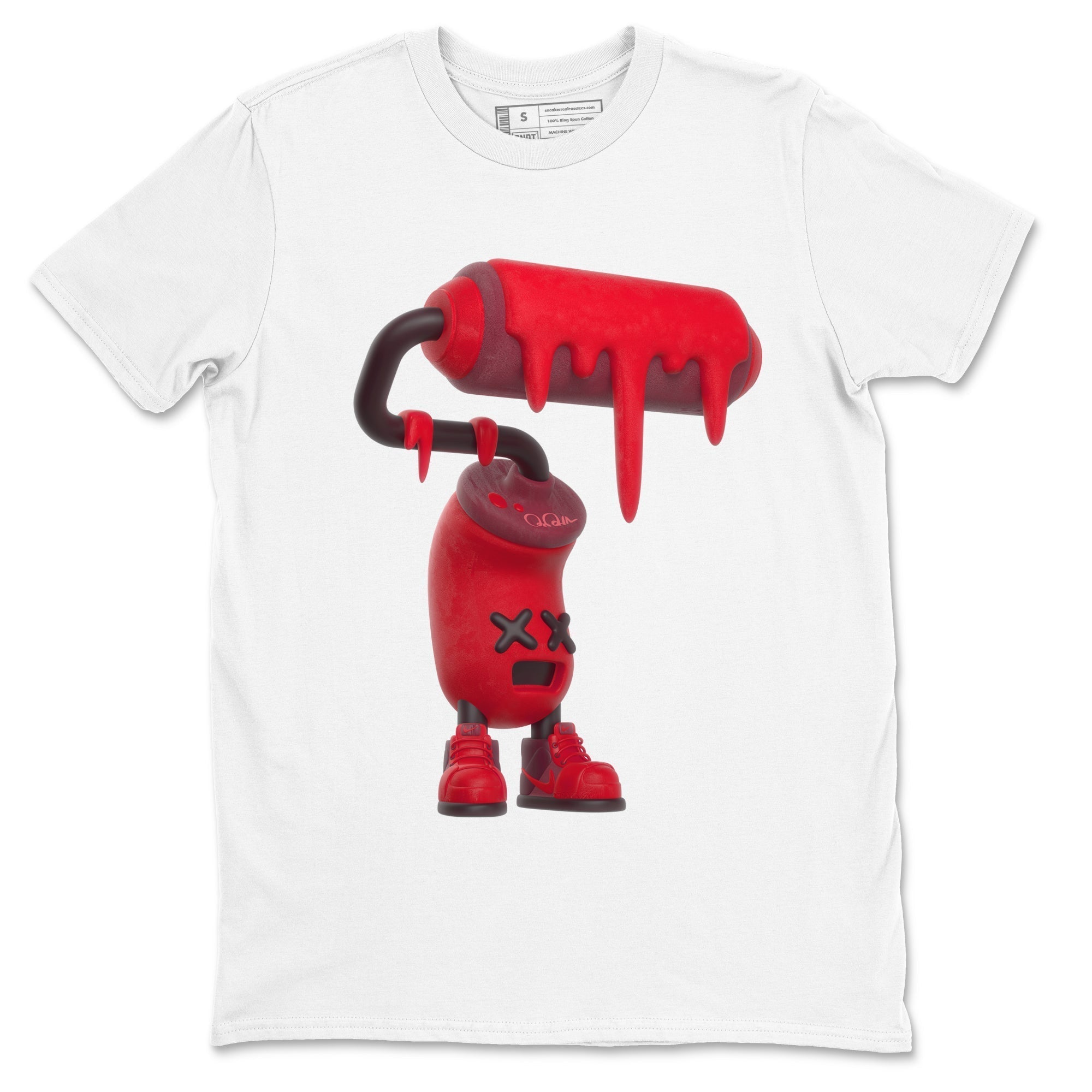 3D Paint Roller snkmatch Tees - Air Force 1 Layers Of Love