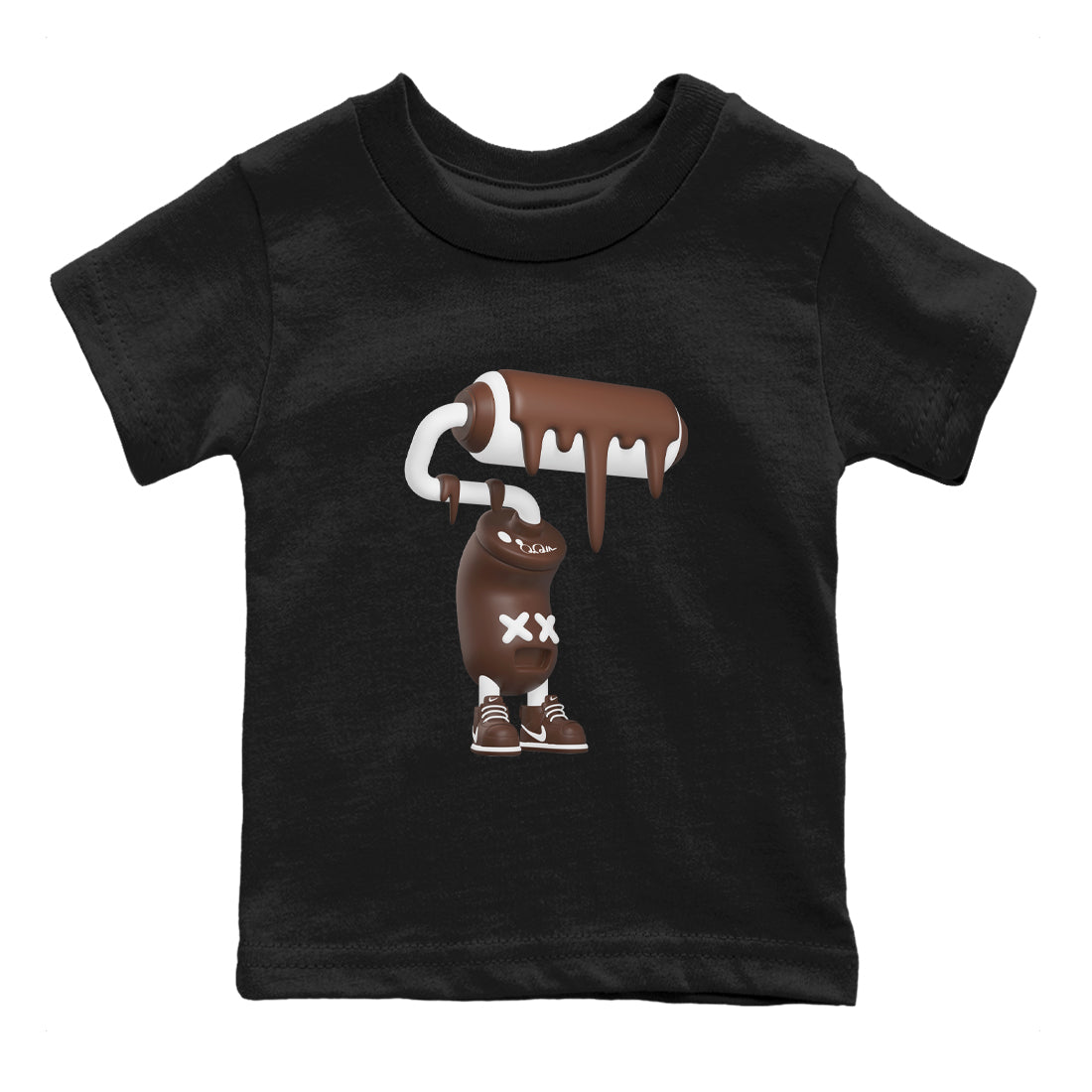 3D Paint Roller snkmatch Tee Kids - Air Force 1 Chocolate