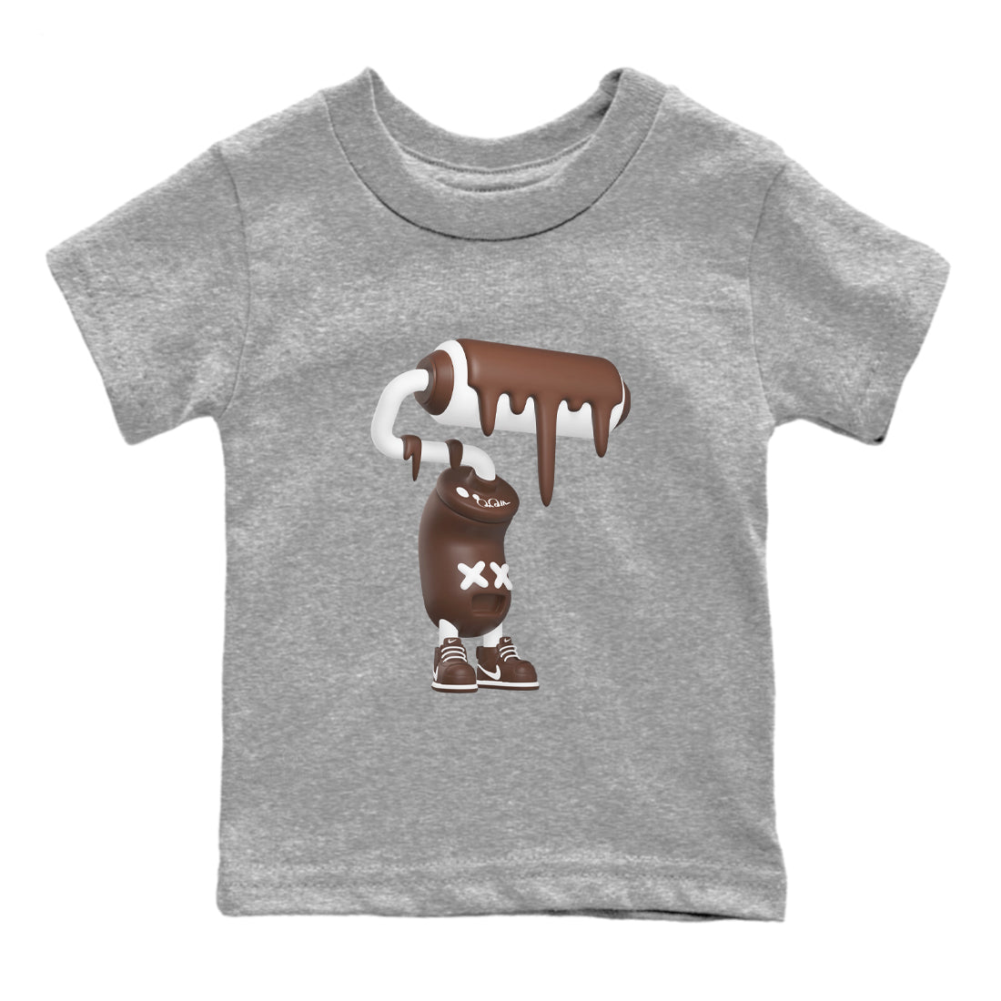 3D Paint Roller snkmatch Tee Kids - Air Force 1 Chocolate