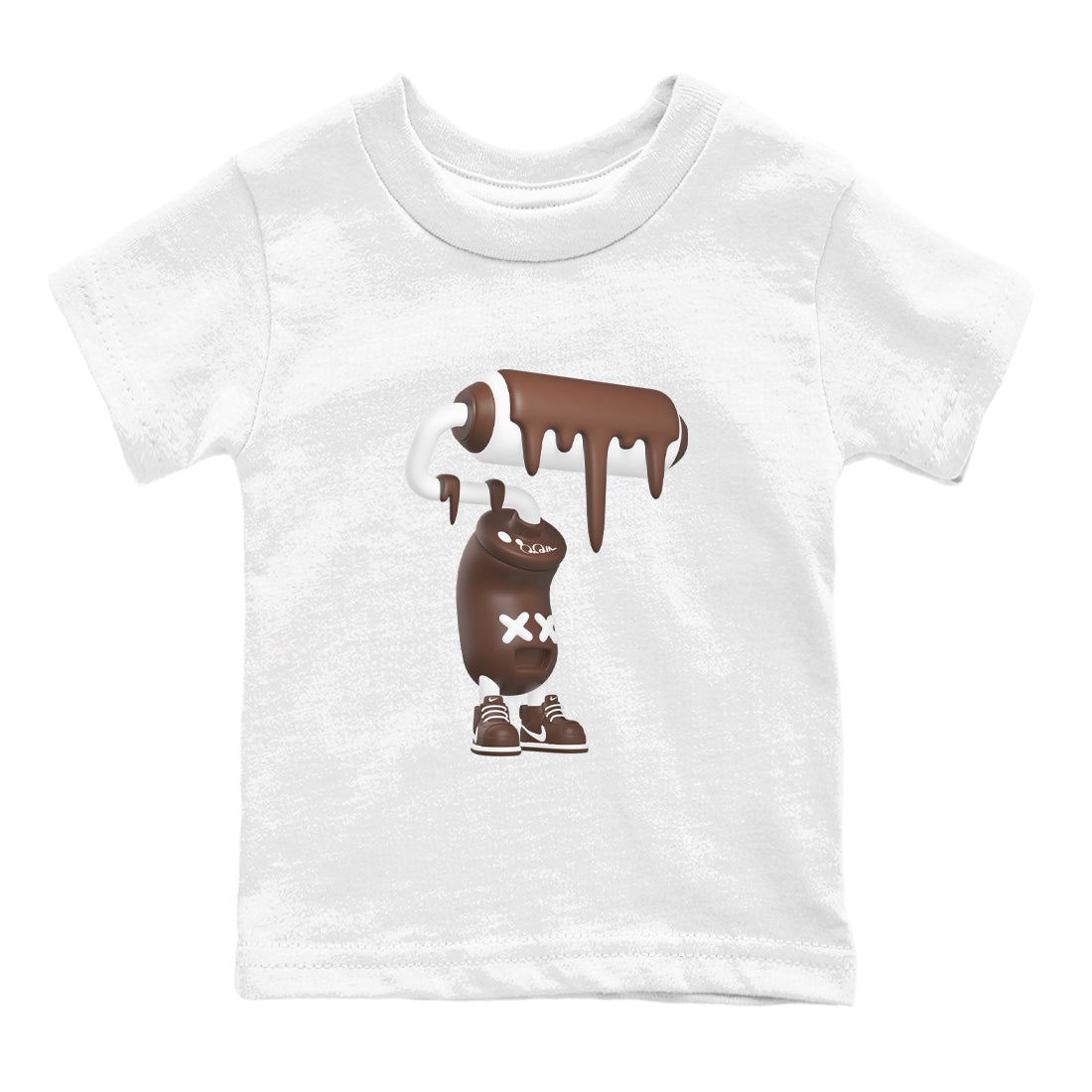 3D Paint Roller snkmatch Tee Kids - Air Force 1 Chocolate