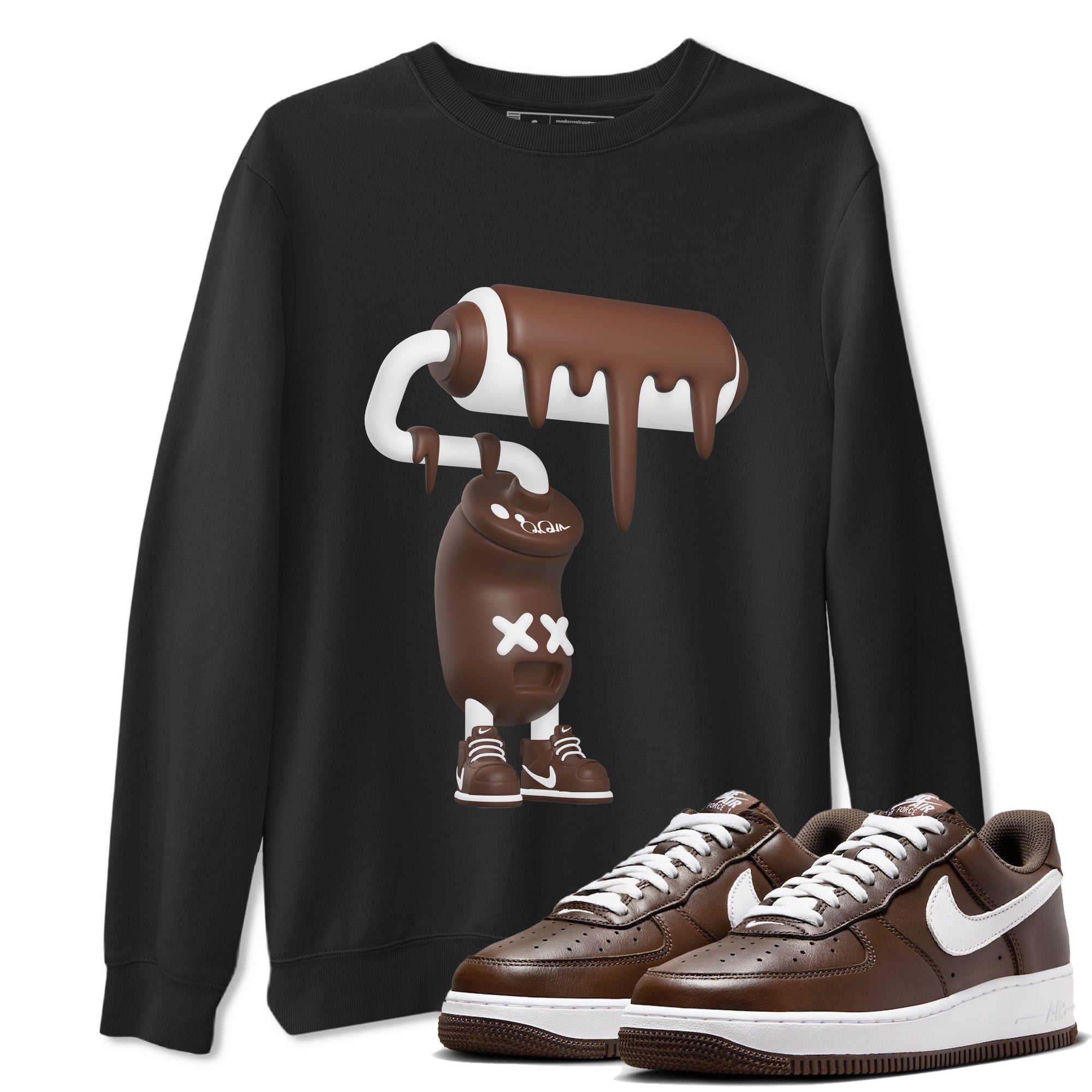 3D Paint Roller snkmatch Tee - Air Force 1 Chocolate