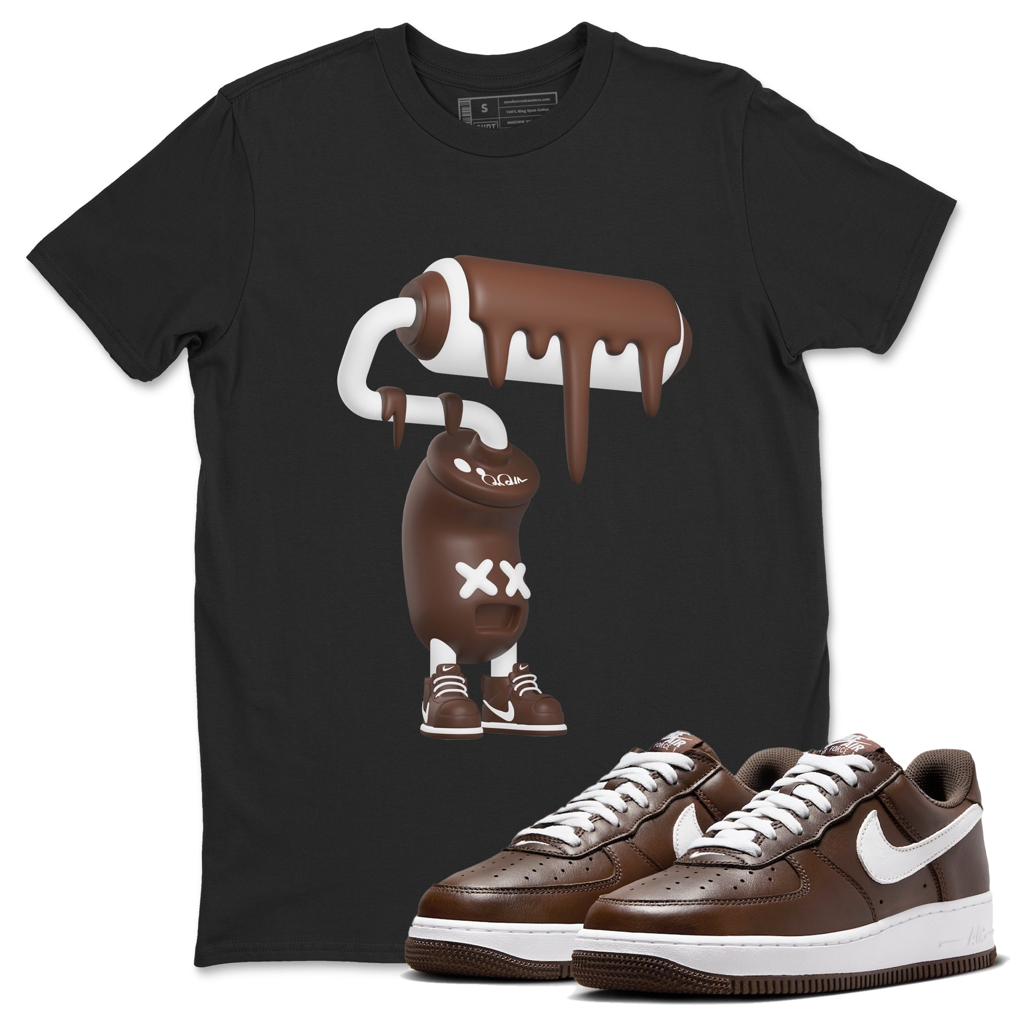 3D Paint Roller snkmatch Tee - Air Force 1 Chocolate