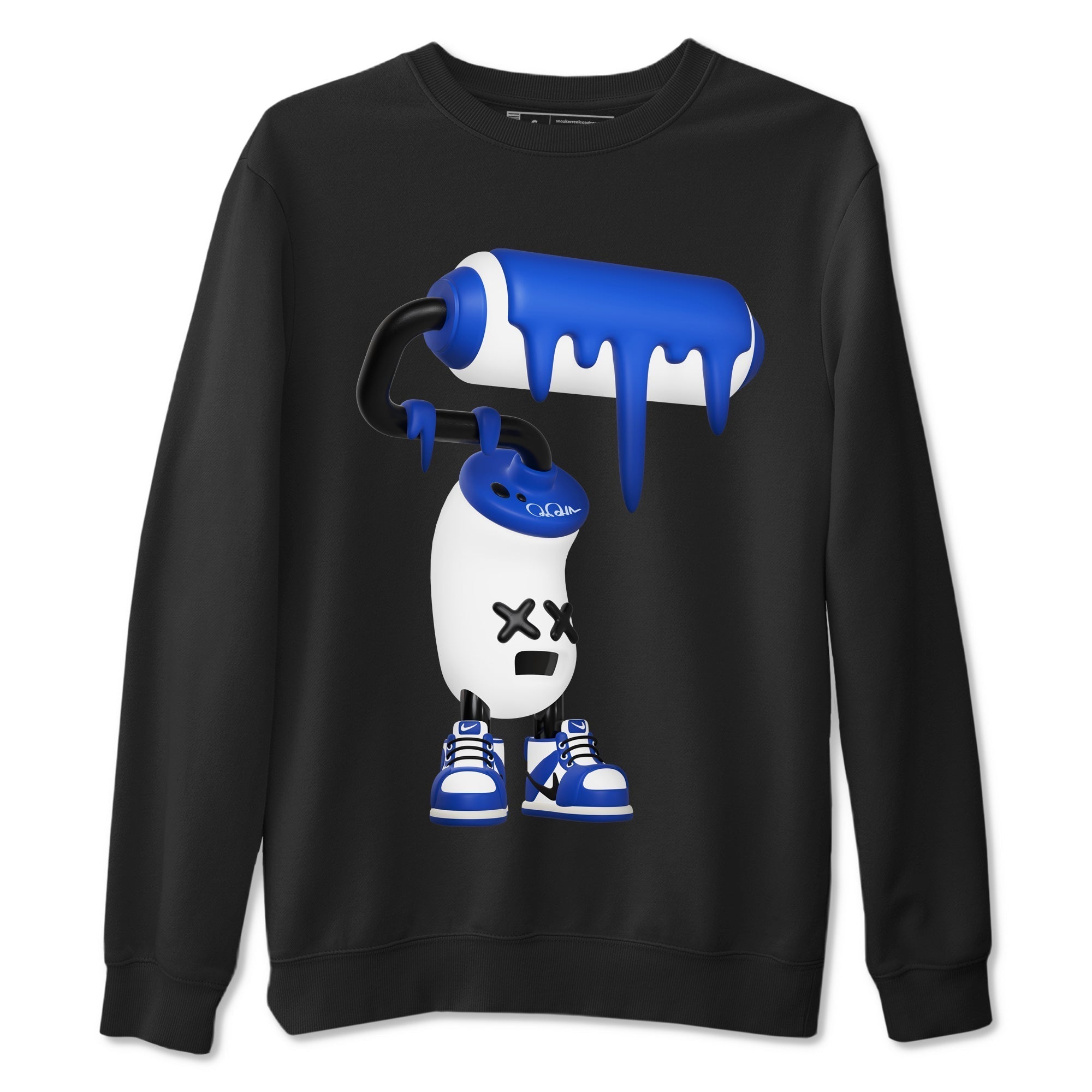 3D Paint Roller snkmatch Tees - Air Jordan 1 Game Royal