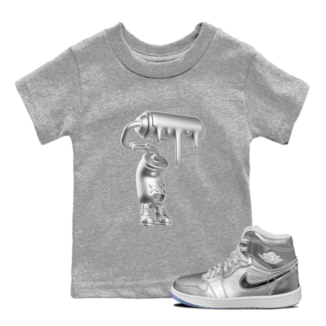 3D Paint Roller snkmatch Tee Kids - Air Jordan 1 Gift Giving