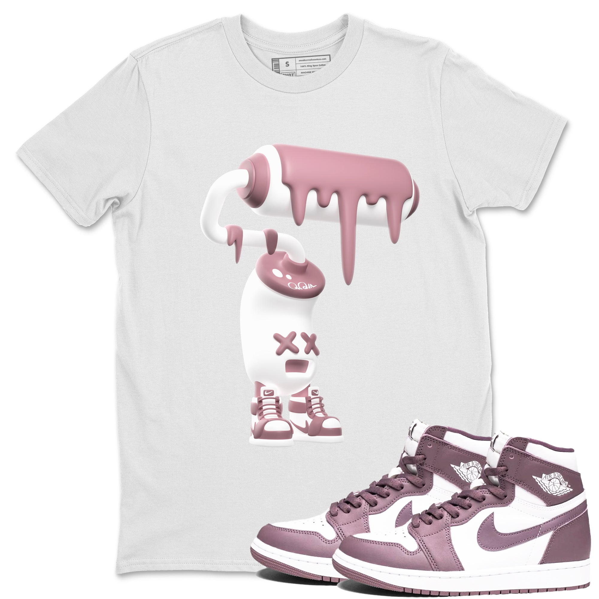 3D Paint Roller snkmatch Tee - Air Jordan 1 Mauve