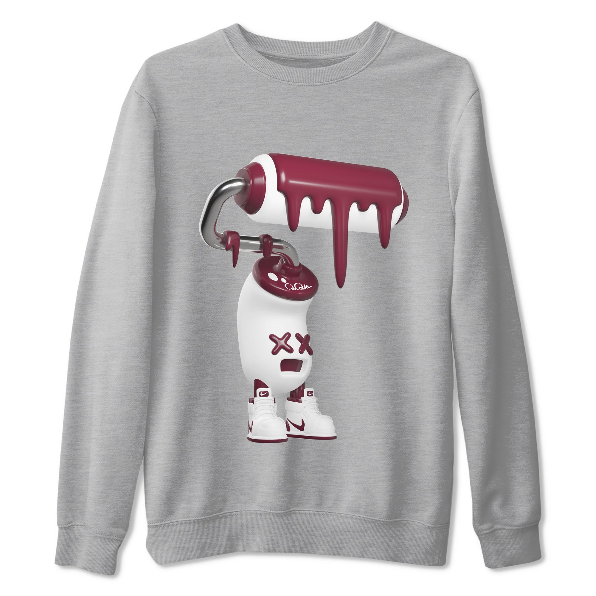 3D Paint Roller snkmatch Tee - Air Jordan 1 Metallic Burgundy