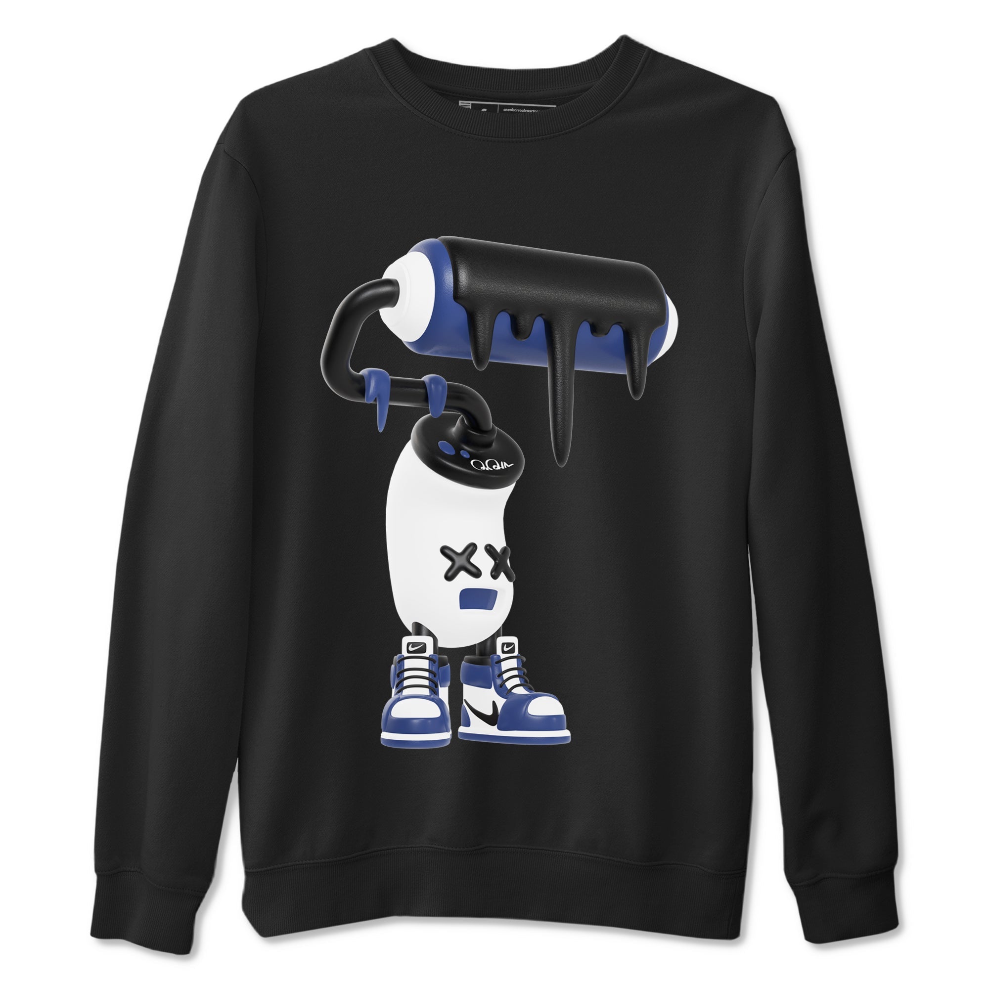 3D Paint Roller snkmatch Tees - Air Jordan 1 Midnight Navy