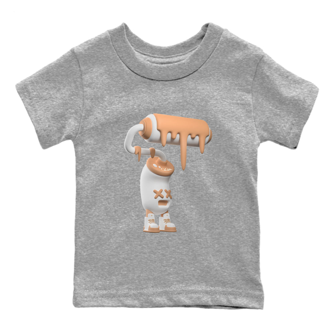3D Paint Roller snkmatch Tee Kids - Air Jordan 1 Praline