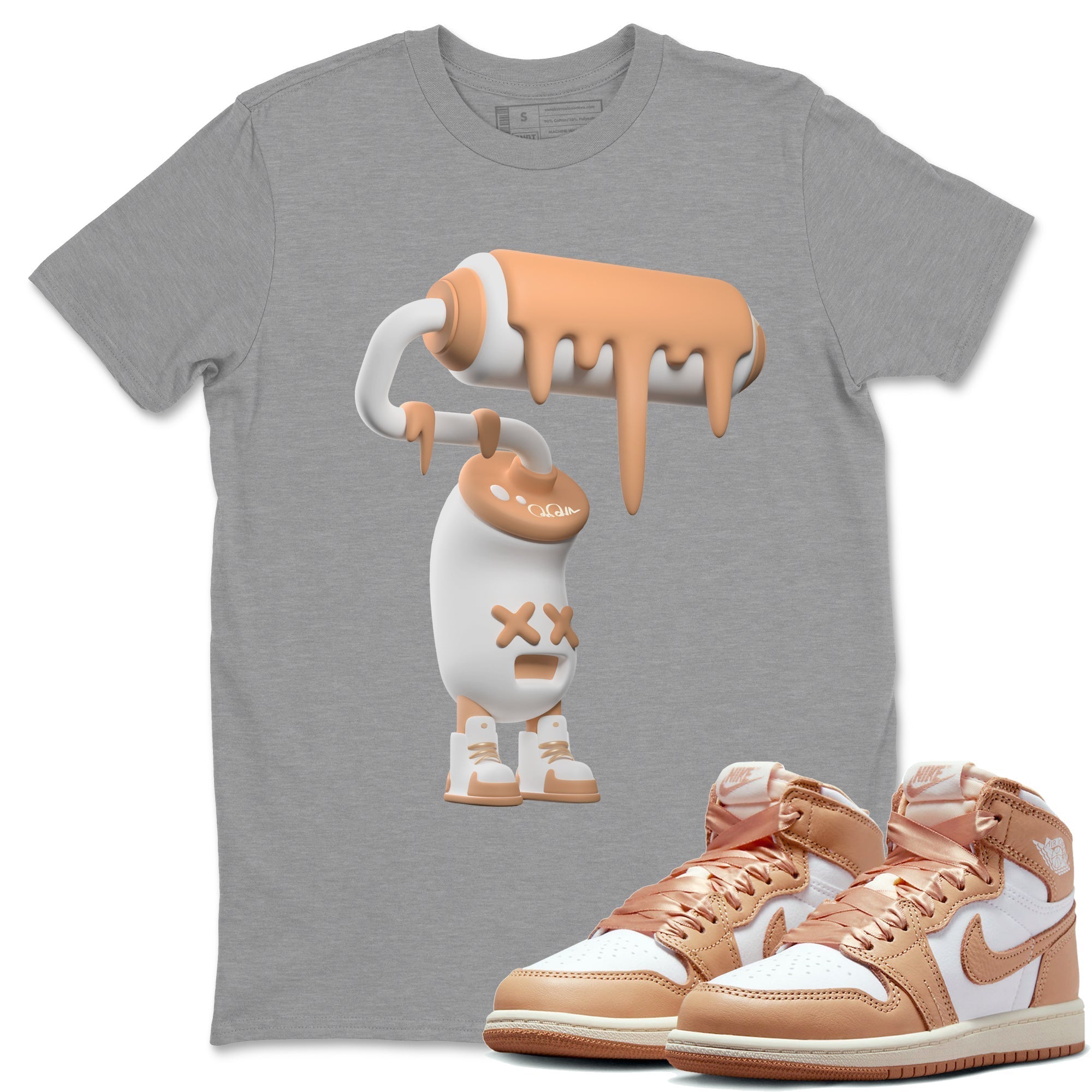 3D Paint Roller snkmatch Tee - Air Jordan 1 Praline