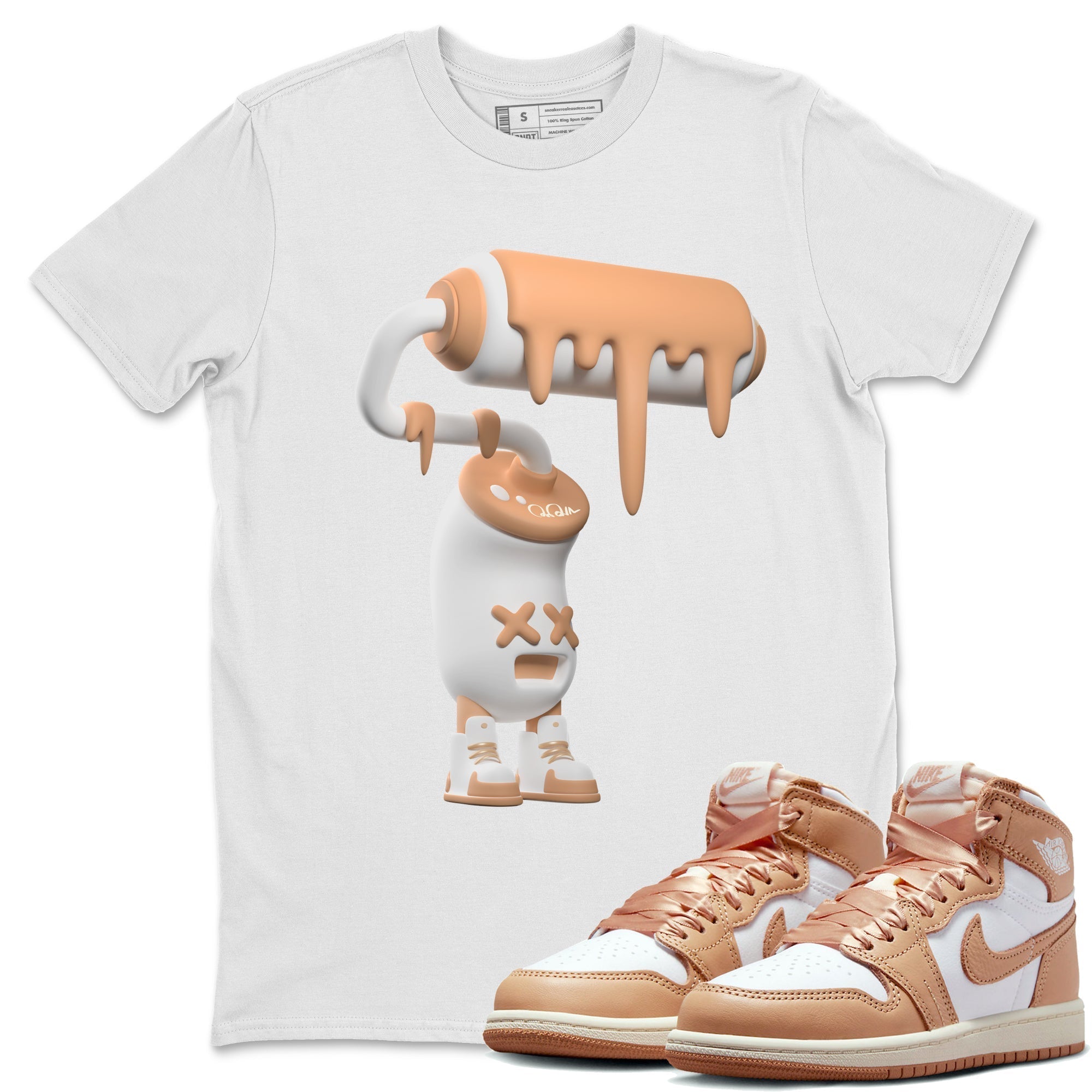 3D Paint Roller snkmatch Tee - Air Jordan 1 Praline