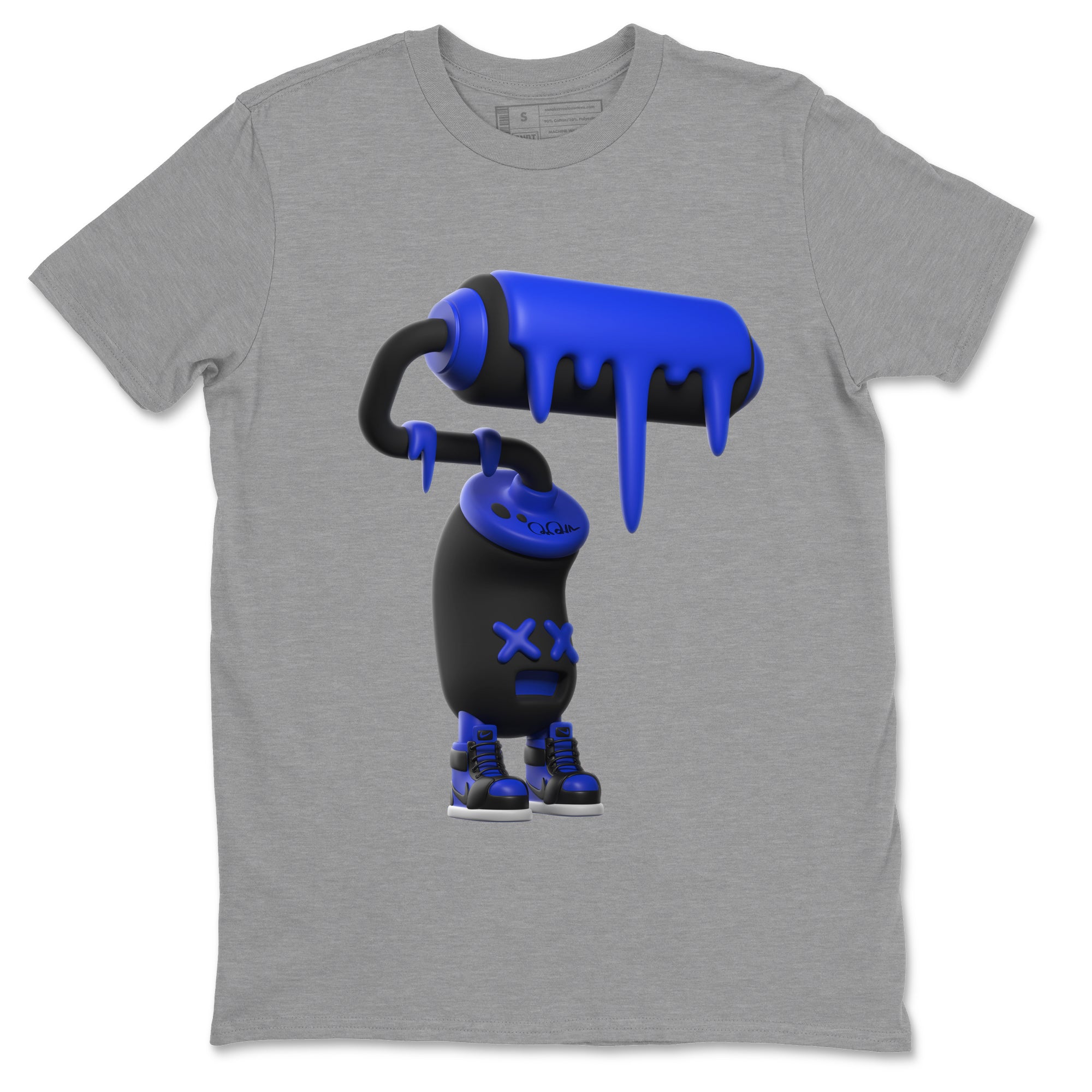 3D Paint Roller snkmatch Tee - Air Jordan 1 Royal Reimagined