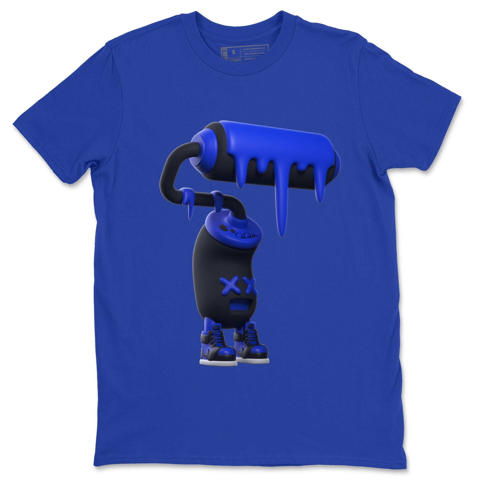 3D Paint Roller snkmatch Tee - Air Jordan 1 Royal Reimagined