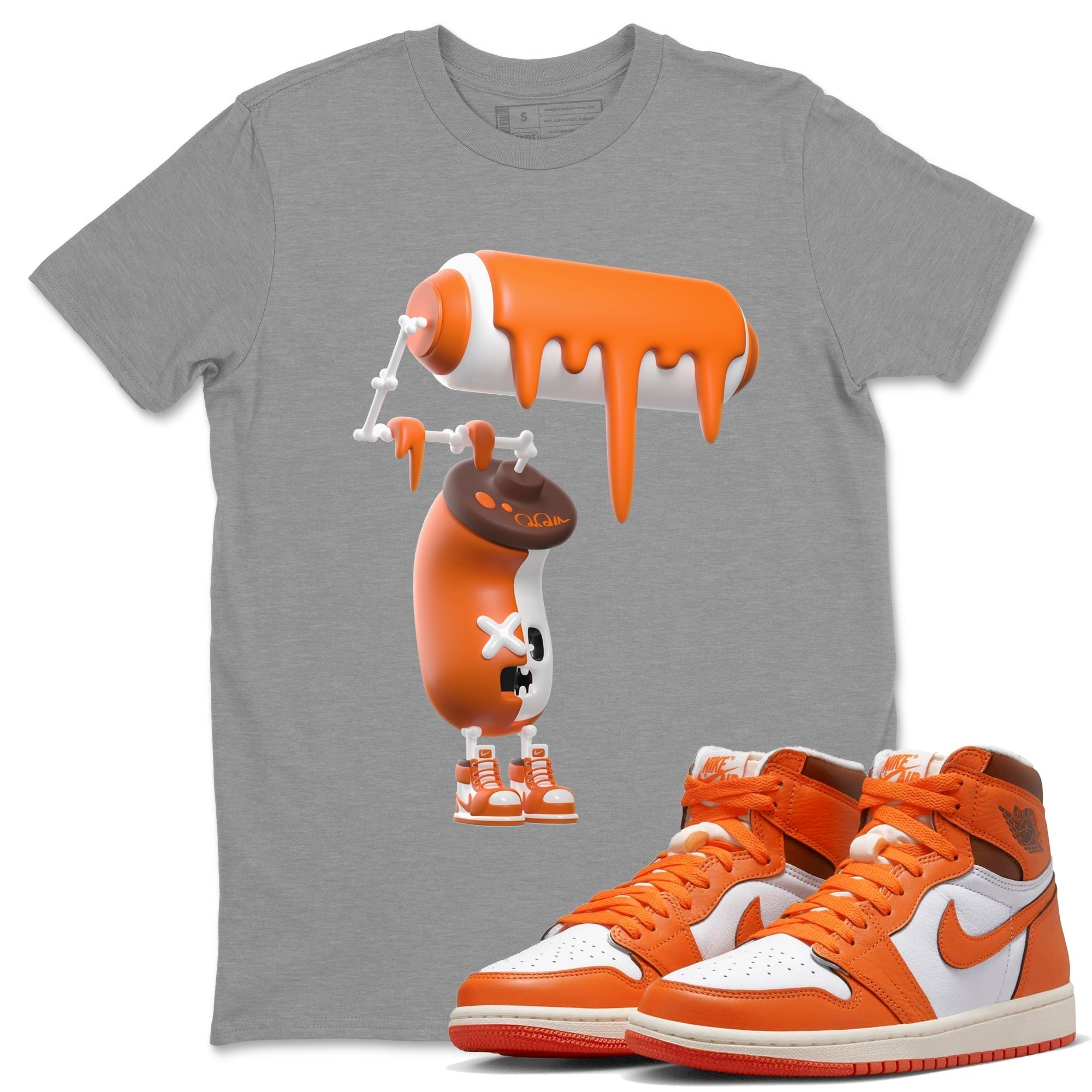 3D Paint Roller snkmatch Tee - Air Jordan 1 Starfish