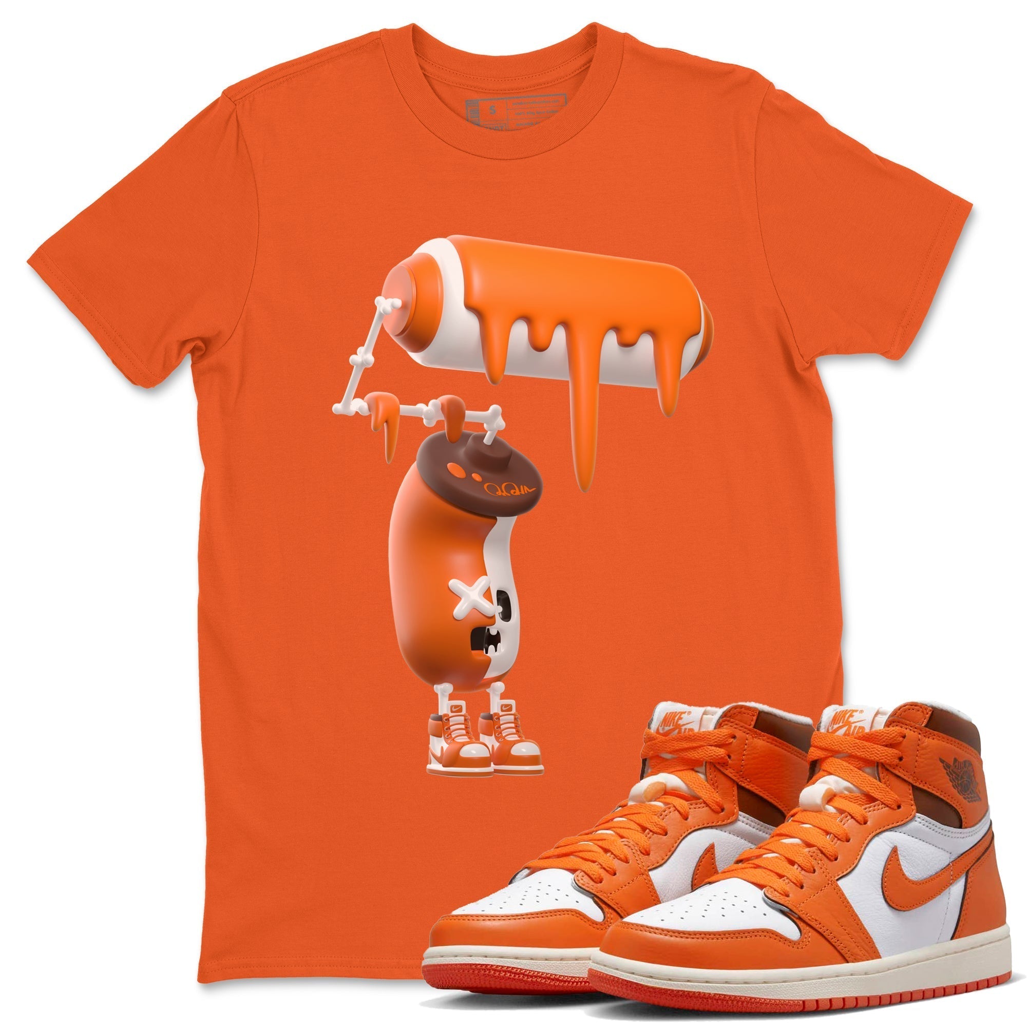3D Paint Roller snkmatch Tee - Air Jordan 1 Starfish