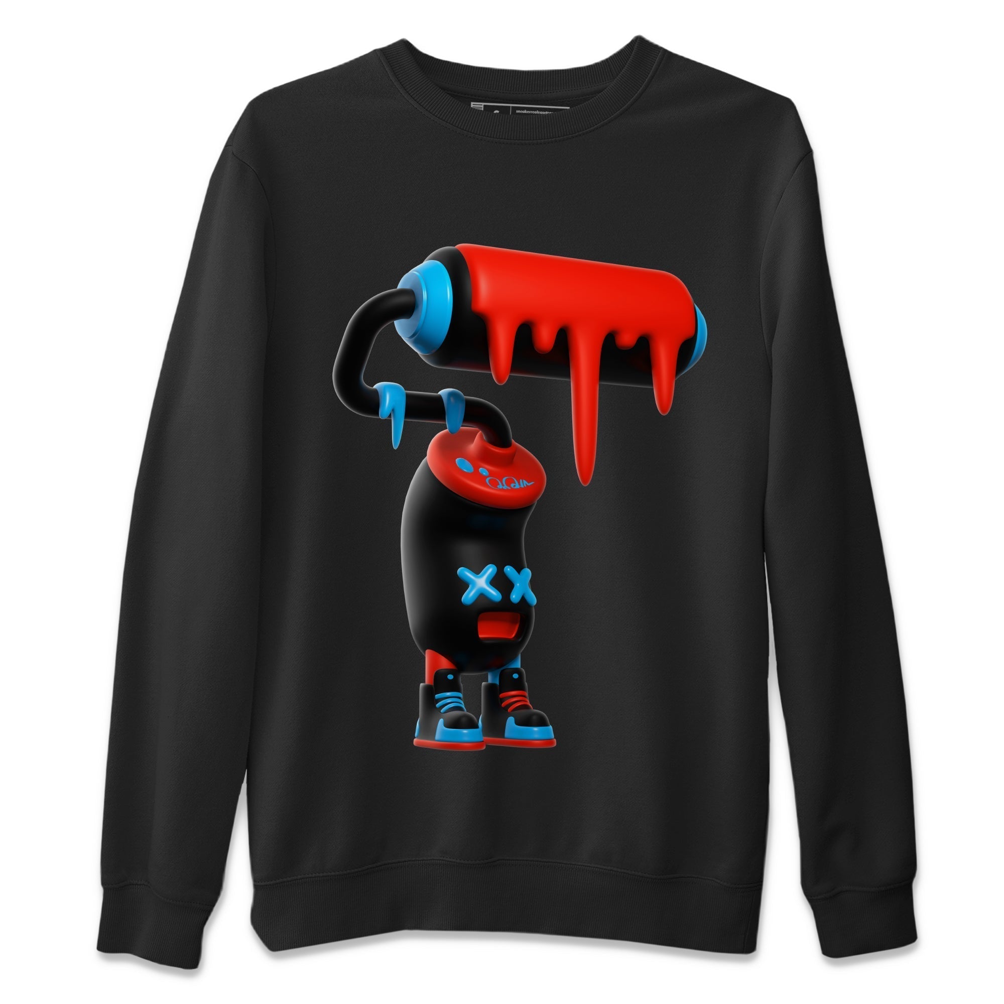 3D Paint Roller Unisex Tops - Air Jordan 1 UNC to Chicago