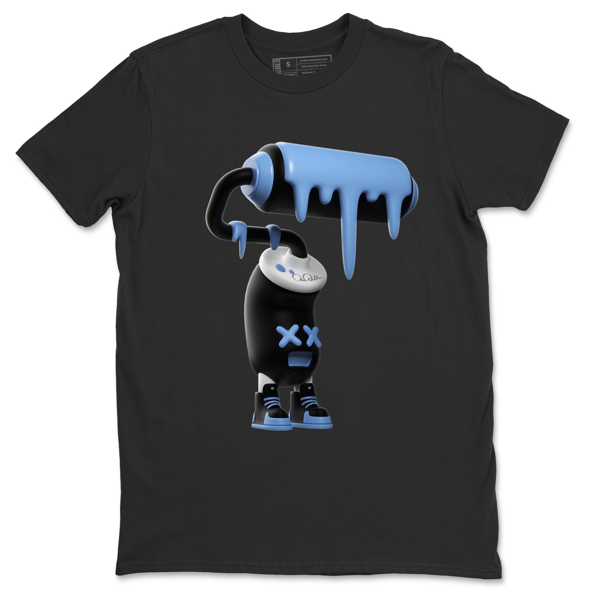 3D Paint Roller Unisex Tops - Air Jordan 1 UNC Toe