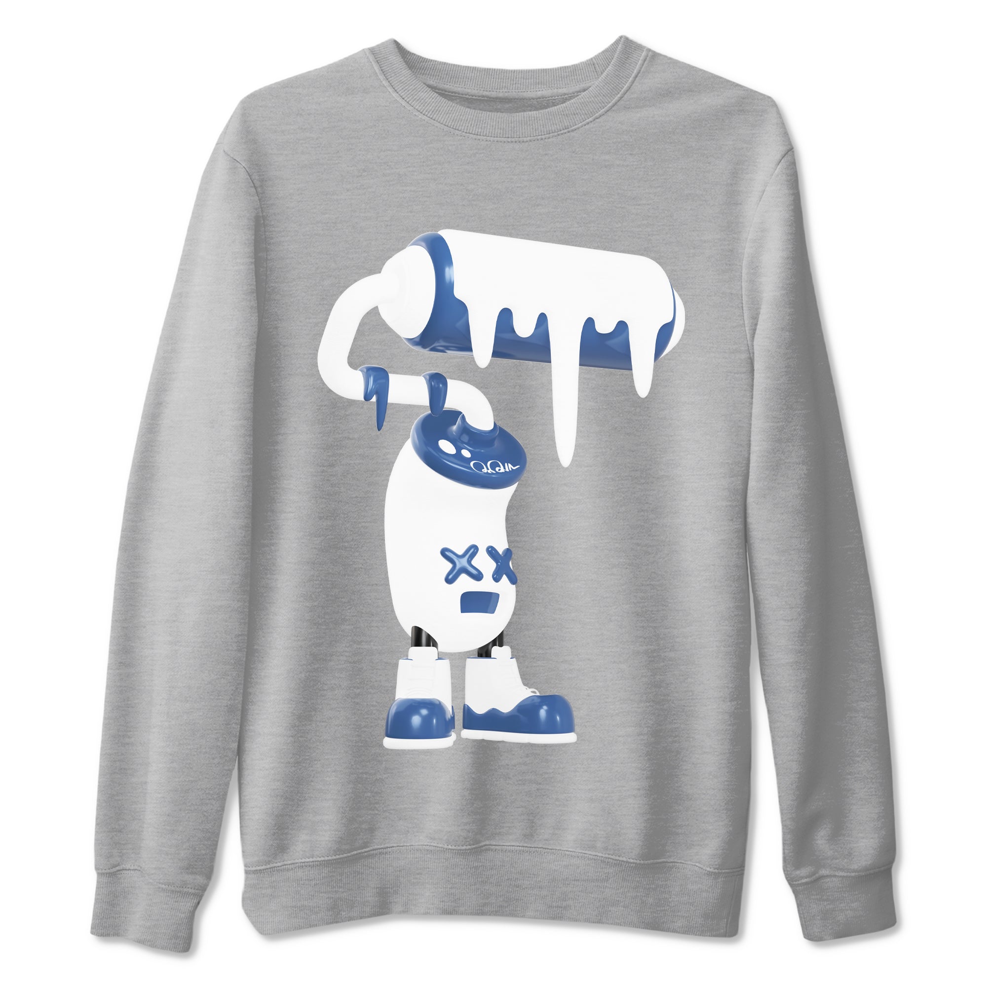 3D Paint Roller snkmatch Tees - Air Jordan 11 Diffused Blue