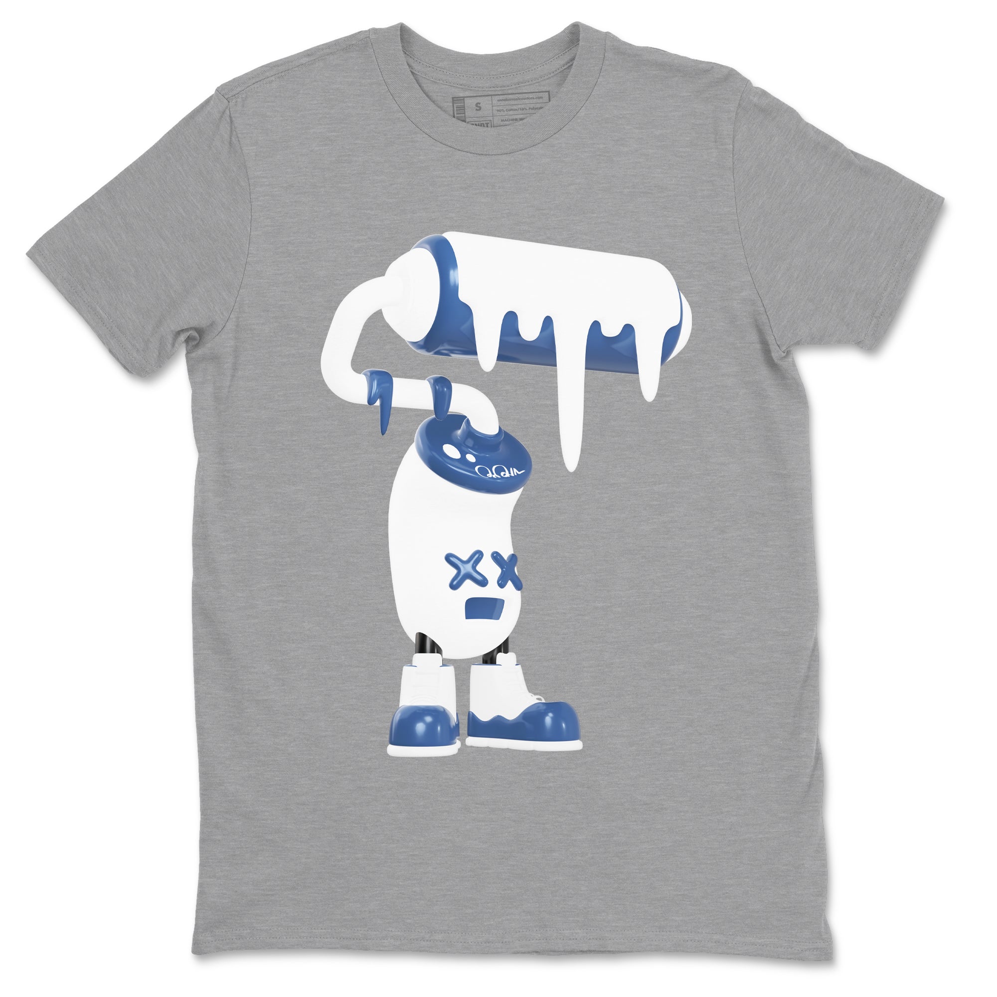 3D Paint Roller snkmatch Tees - Air Jordan 11 Diffused Blue