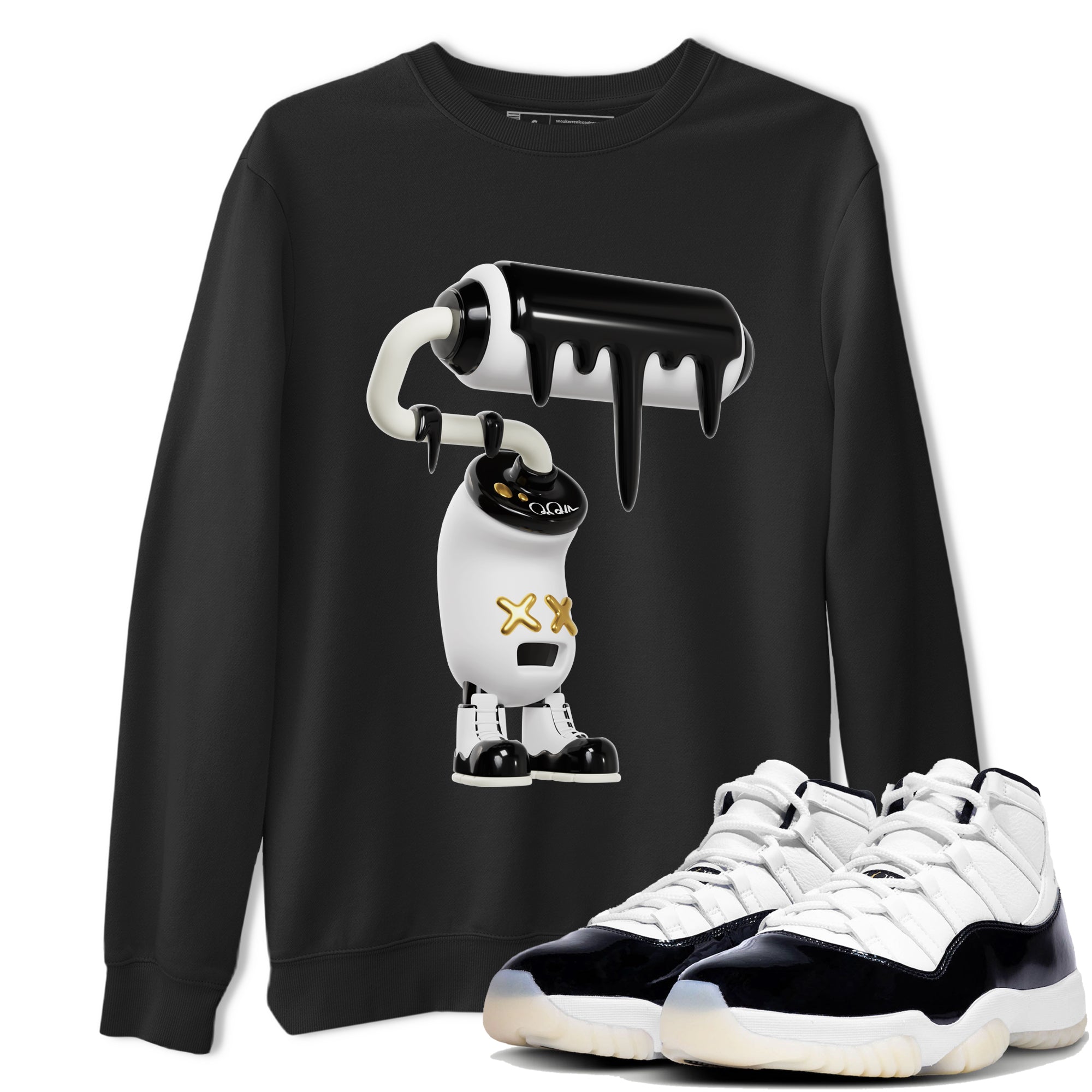 3D Paint Roller snkmatch Tee - Air Jordan 11 Gratitude