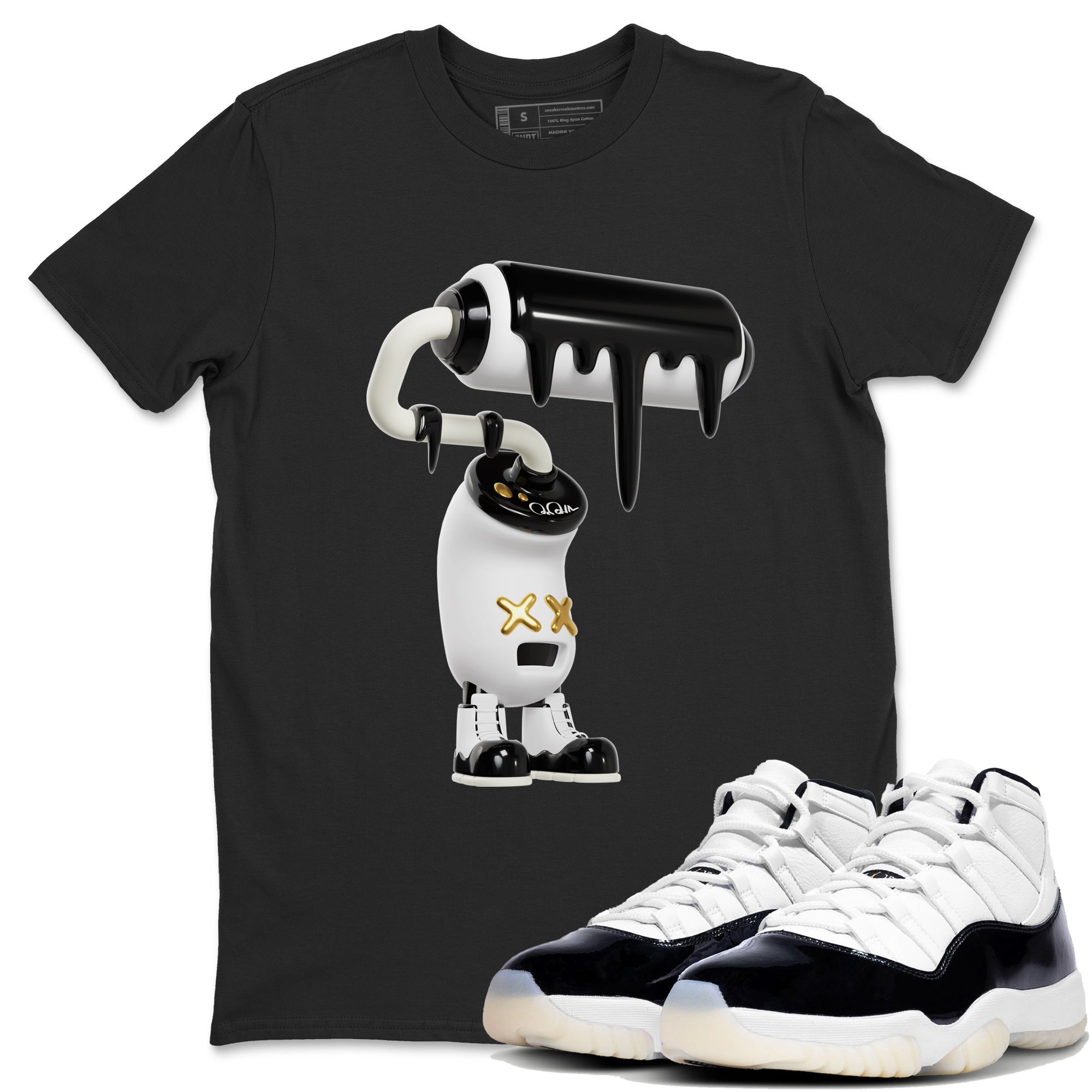 3D Paint Roller snkmatch Tee - Air Jordan 11 Gratitude