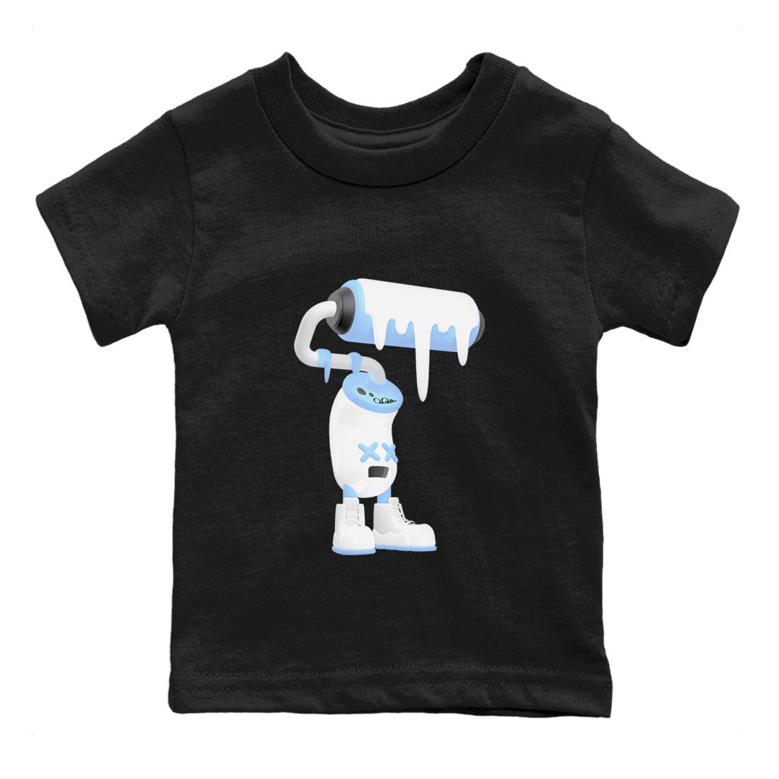 3D Paint Roller snkmatch Tees Kids - Air Jordan 11 Legend Blue