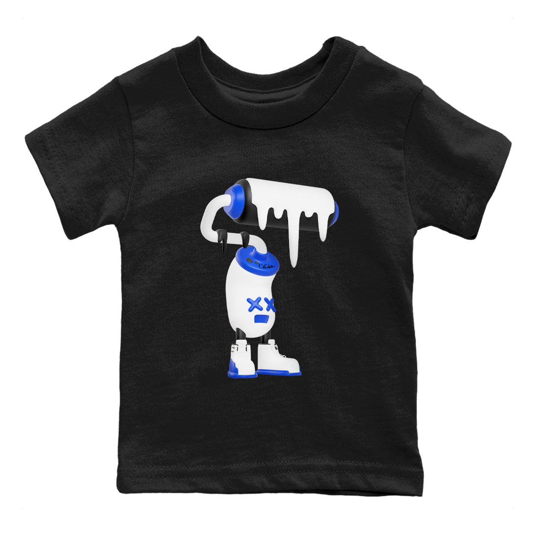 3D Paint Roller snkmatch Tees Kids - Air Jordan 12 Blueberry
